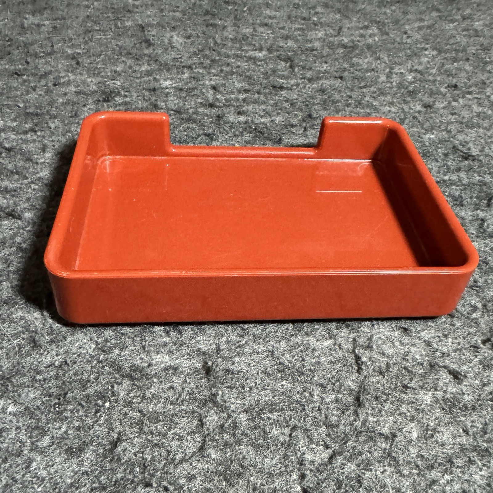 VTG MCM Smokador Memo Box No-205 Small Burnt Orange Retro Rare