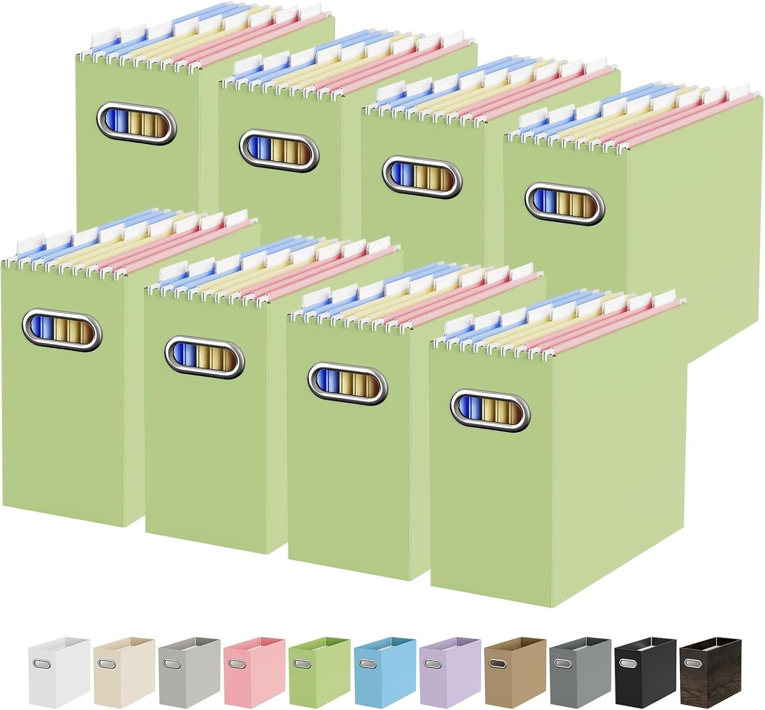 Cardboard File Organizer Box Hanging File Folders Letter Size,File Box Computer