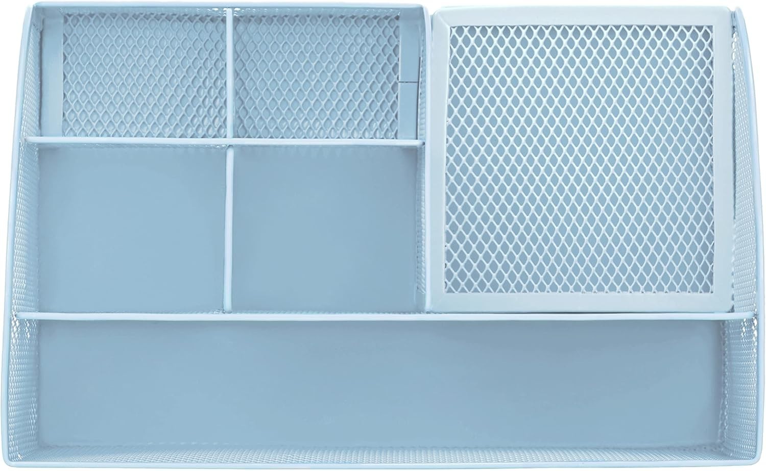 Stylish Blue Desk Organizer with Drawer – Office Essential