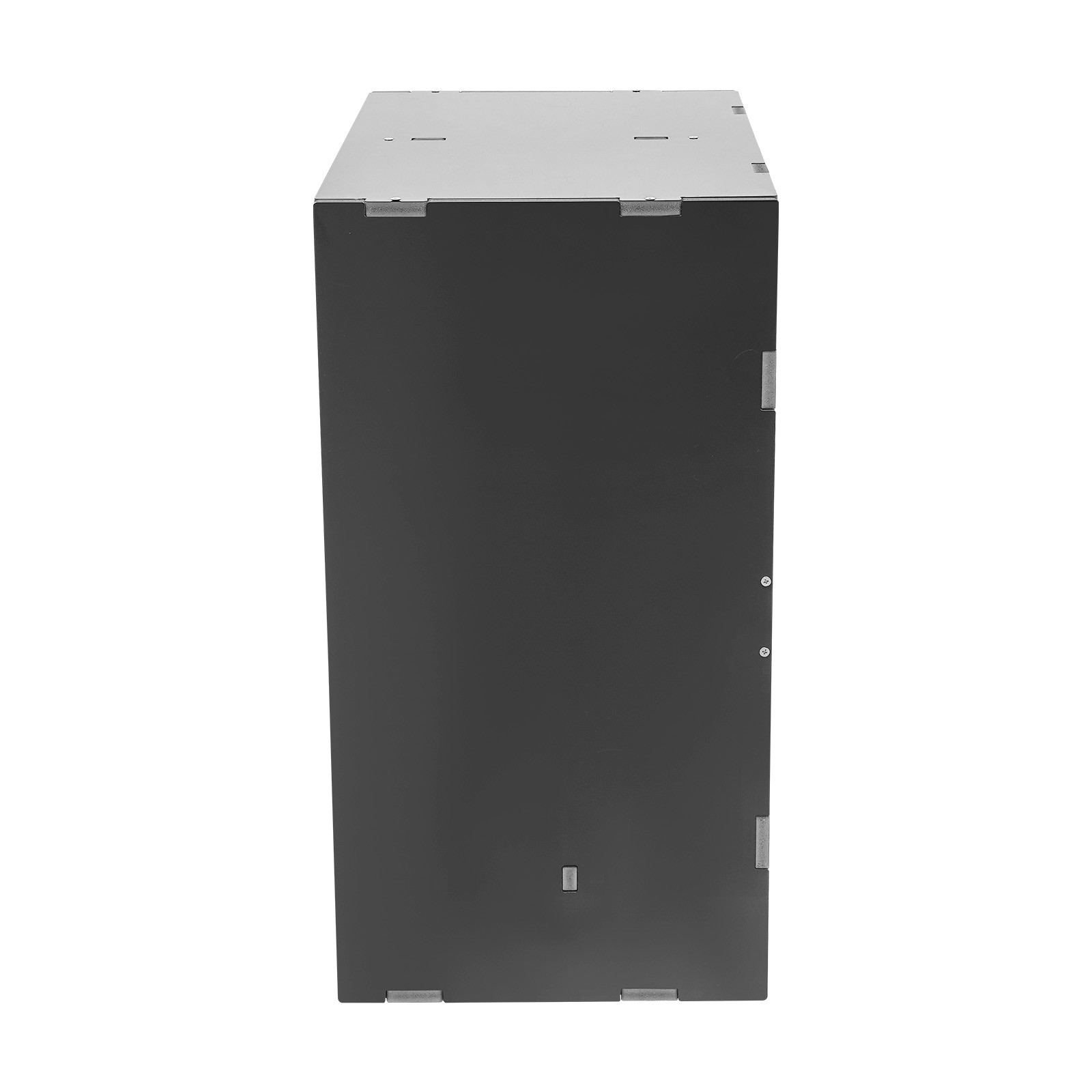 16-Slot Freestanding File Storage Holder Black PVC 50.5 × 30 × 56.7cm