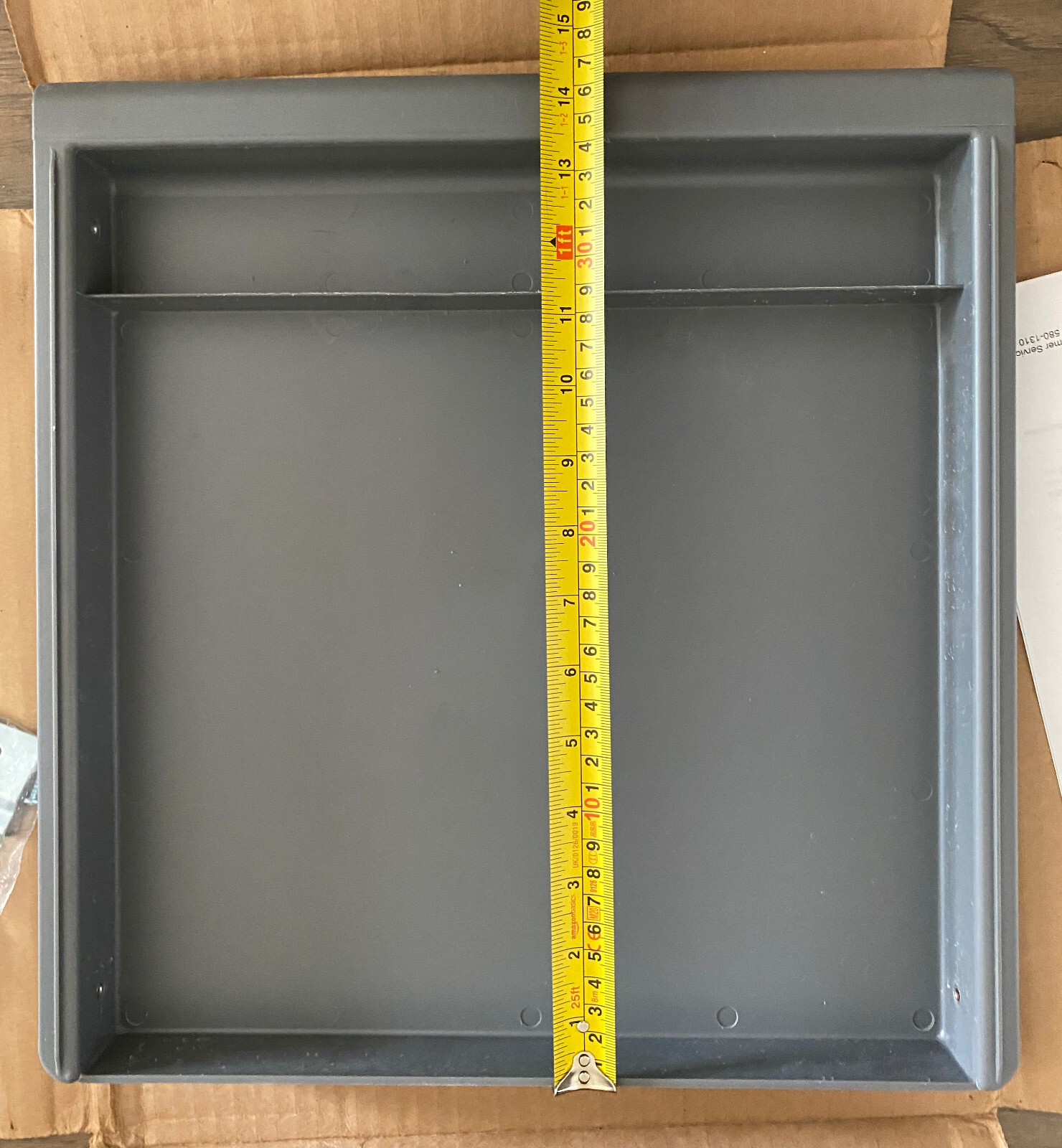 Iceberg ICE95452 Aspira High-Density Polyethylene 14″ Desk Utility Drawer, Gray