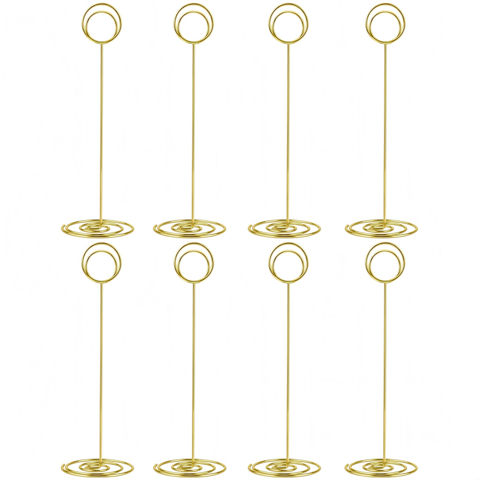Radezon 20 Pack 8.75 inch Tall Table Number Holders inch-20Pack, Gold