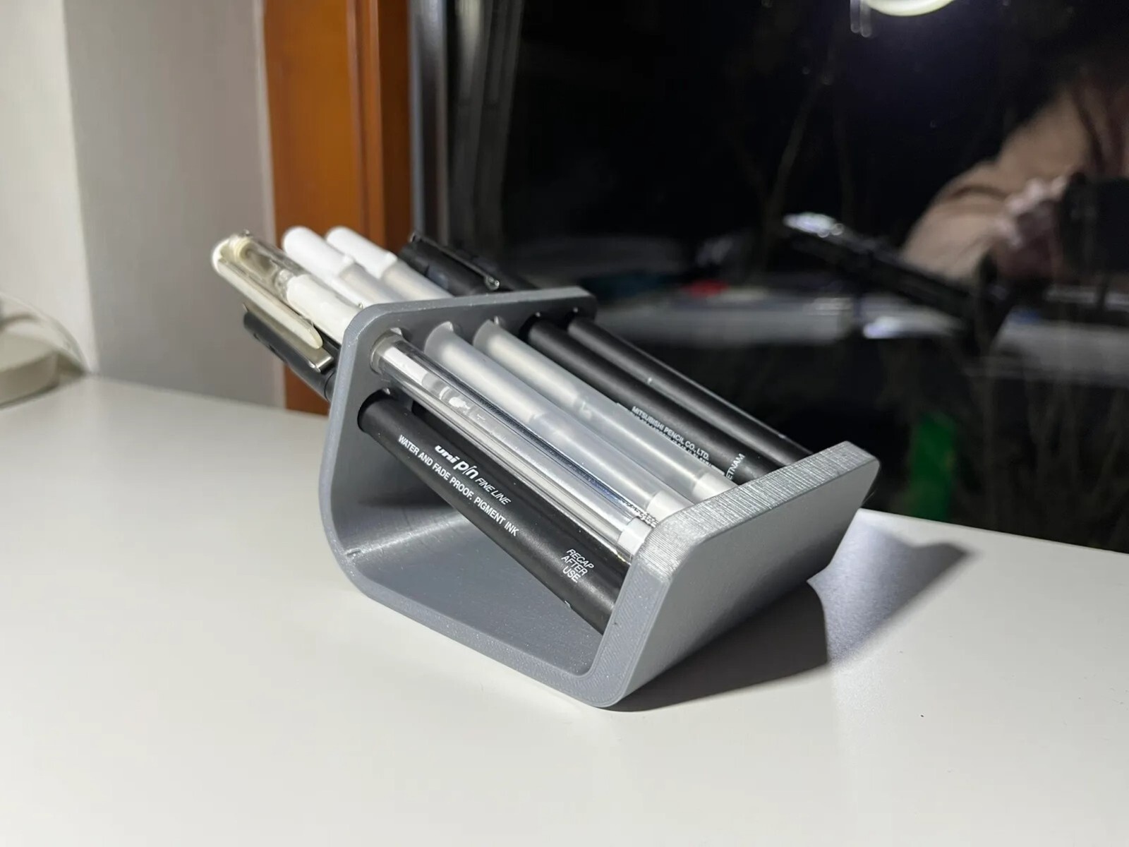 Minimalist Pen Holder 2-Pack Pencil Stand Desk Organizer