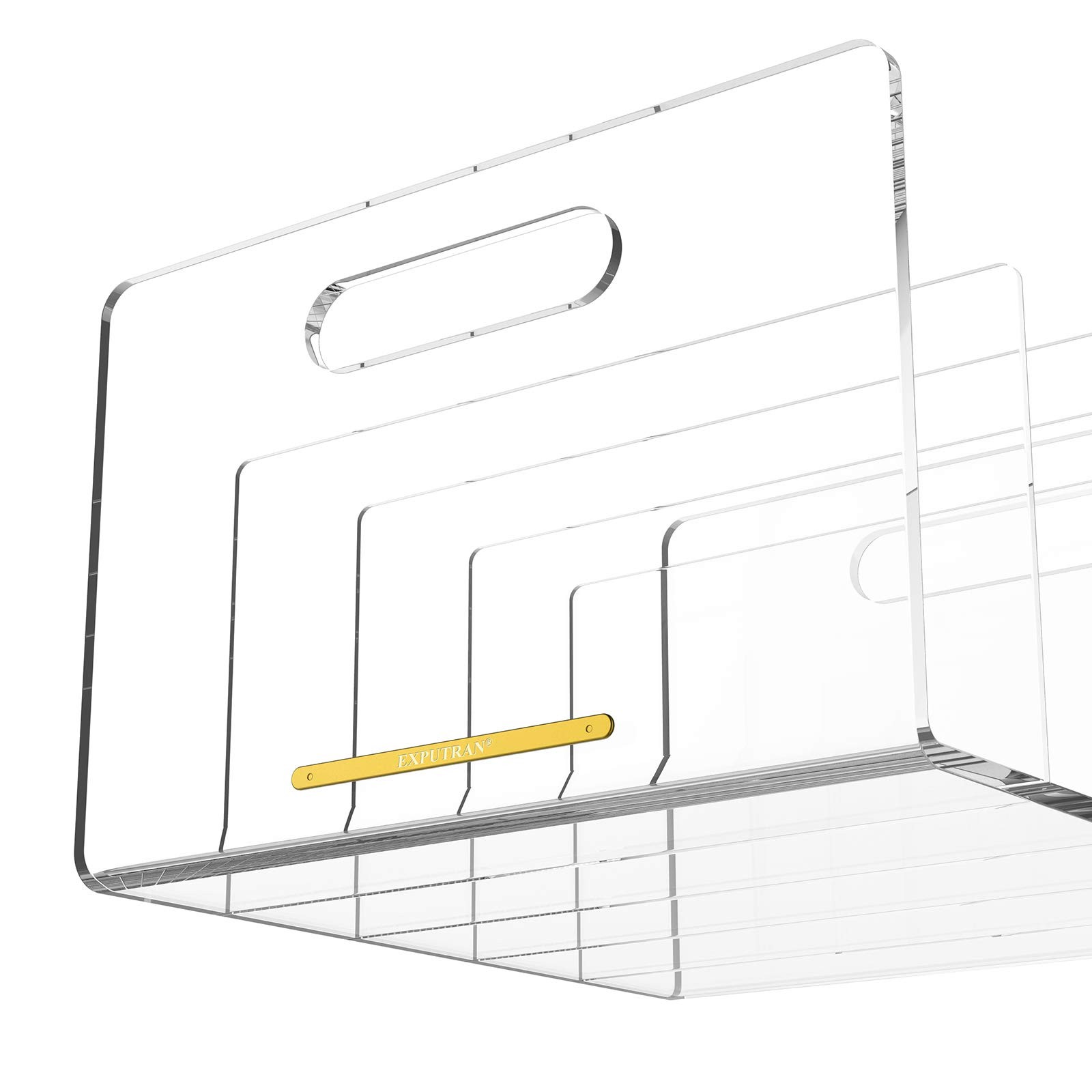 Acrylic File Sorter Desktop Collator Office Organizer Clear 11.4×6.7×10 Inch