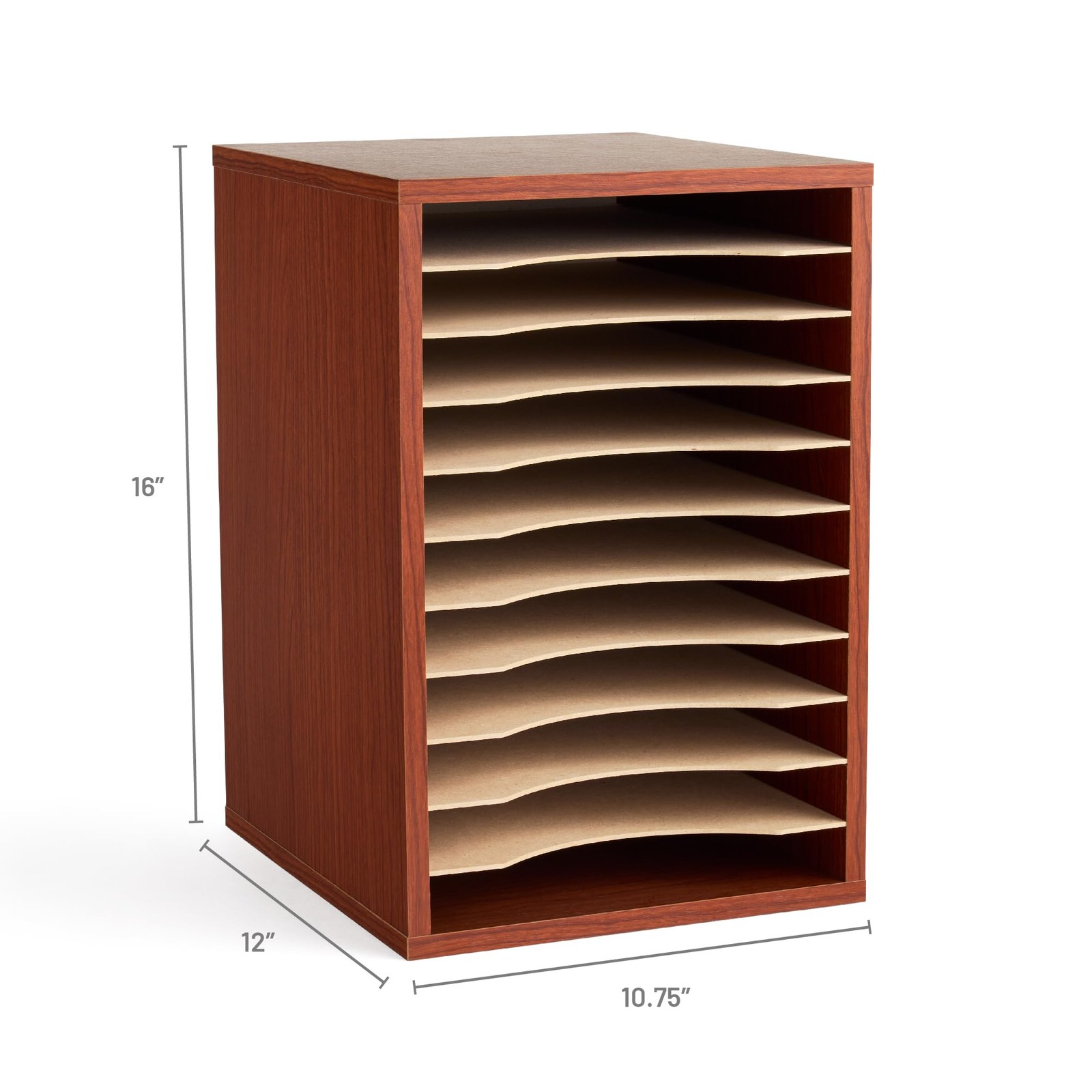 Vertical Literature Organizer, 11 Compartments, Office and Classroom Mailbox …