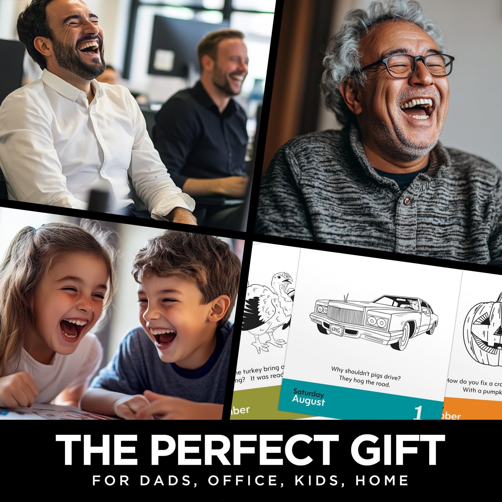 Dad Joke Desk Calendar 2026 – Unique Fun Gift For 365 2026 DAD EDITION