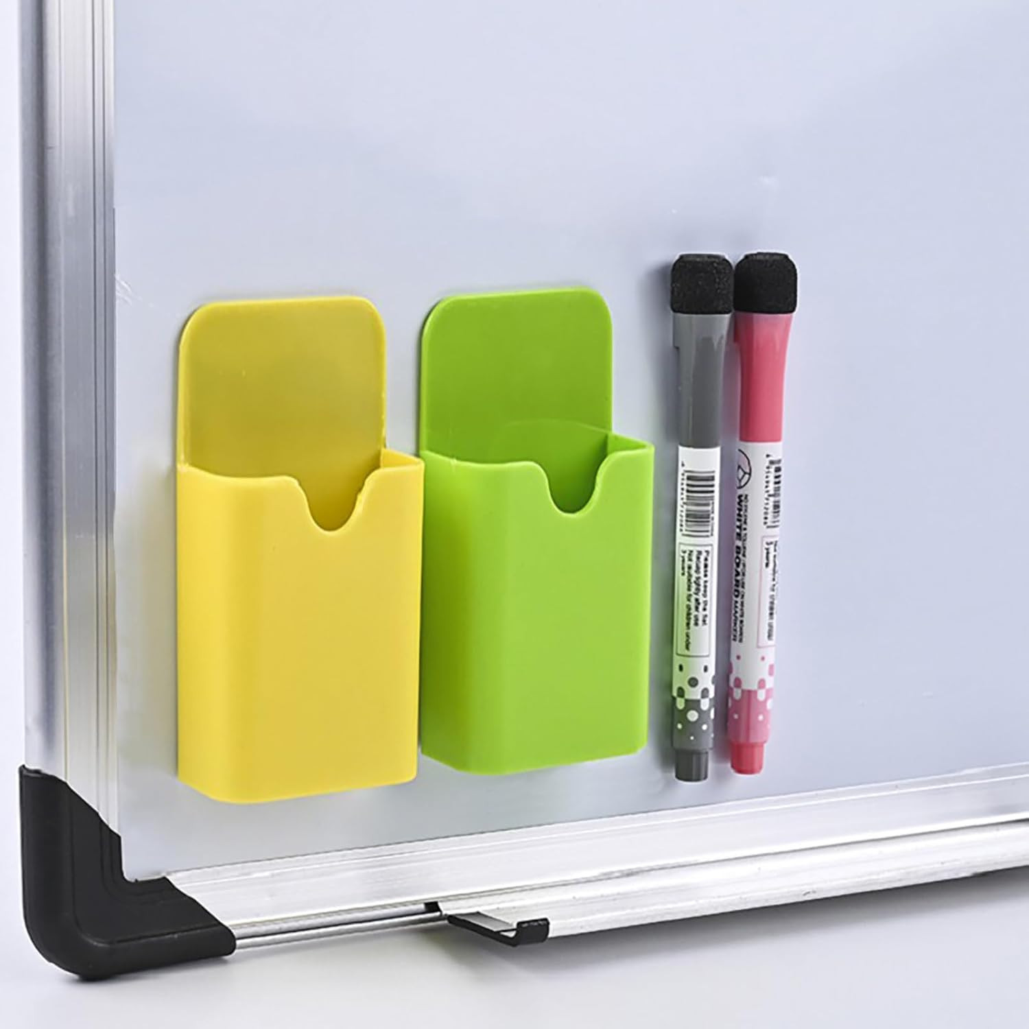 2Pcs Pencil Holders Magnetic Pencil Holder Makeup Brush Organizer Desktop Statio