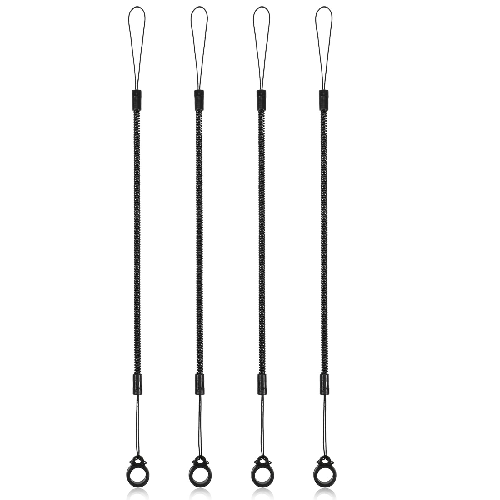 4 Pcs Pen Lanyard Pen Leash Elastic Lanyard Tether With Silicone Rings Retrac…