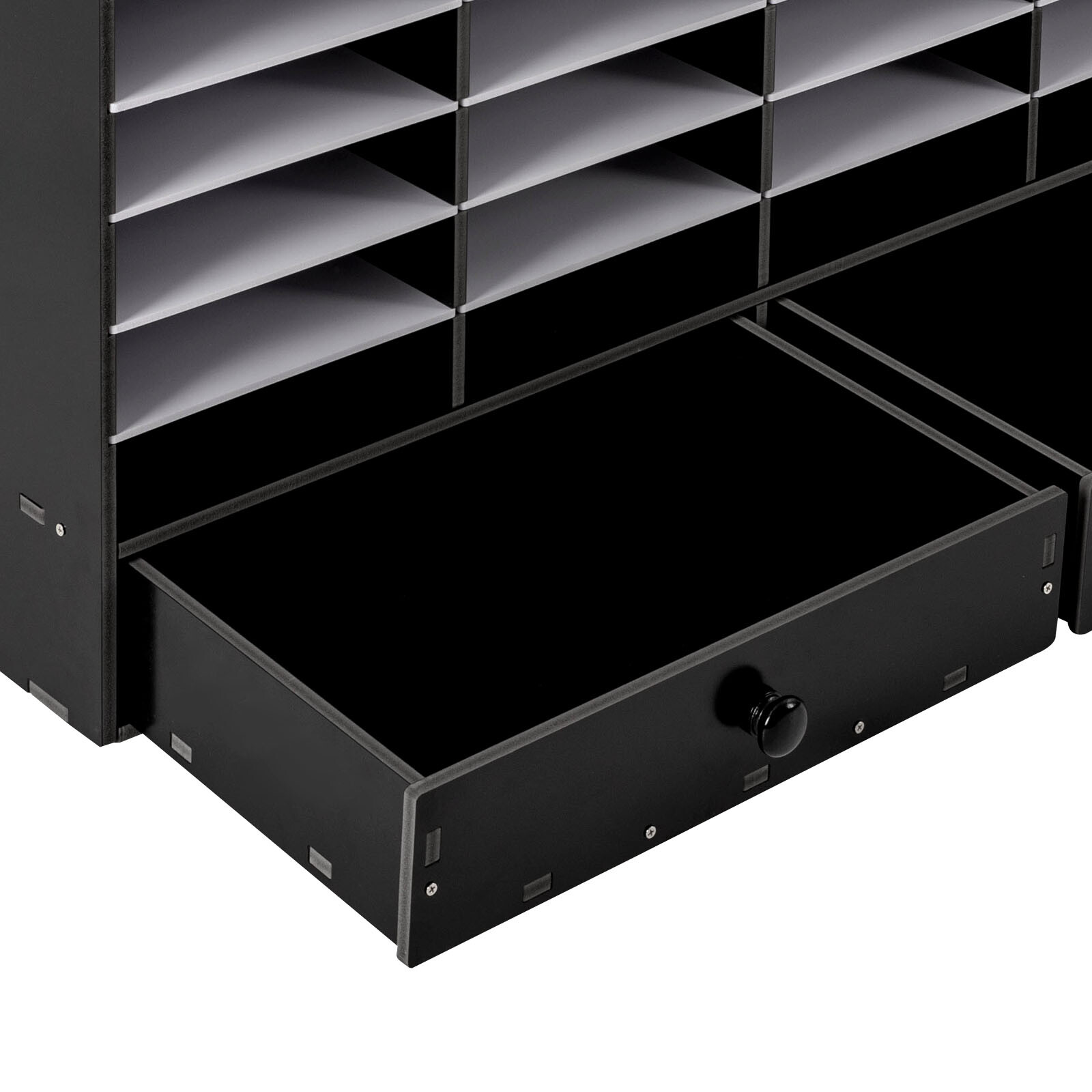 PVC 32 Slots Shelf Organizer Desk Accessories for Folders File Mail Sorter Rack