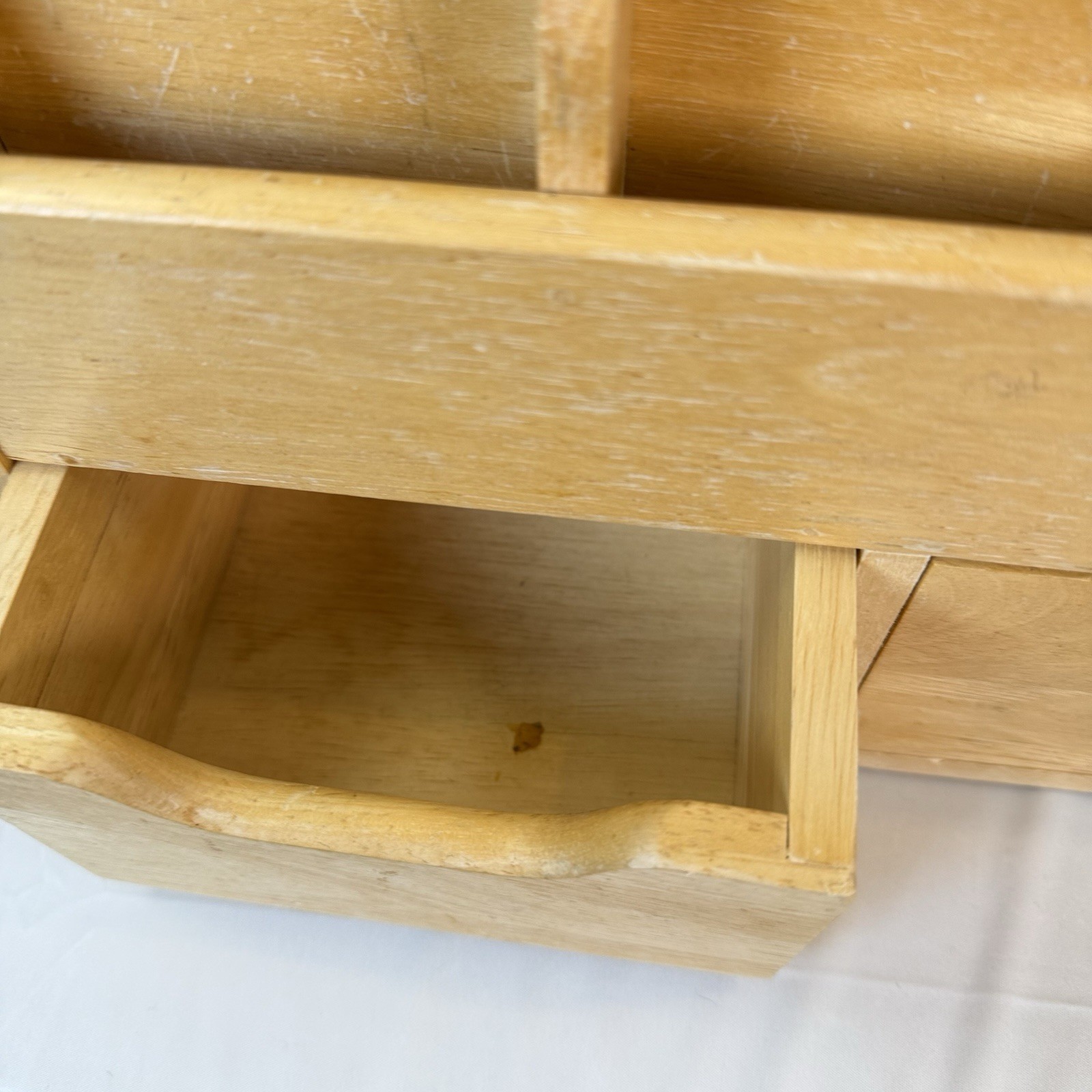 Solid Wood Letter/Mail Desk Top Organizer 9×12.5×5 Inch