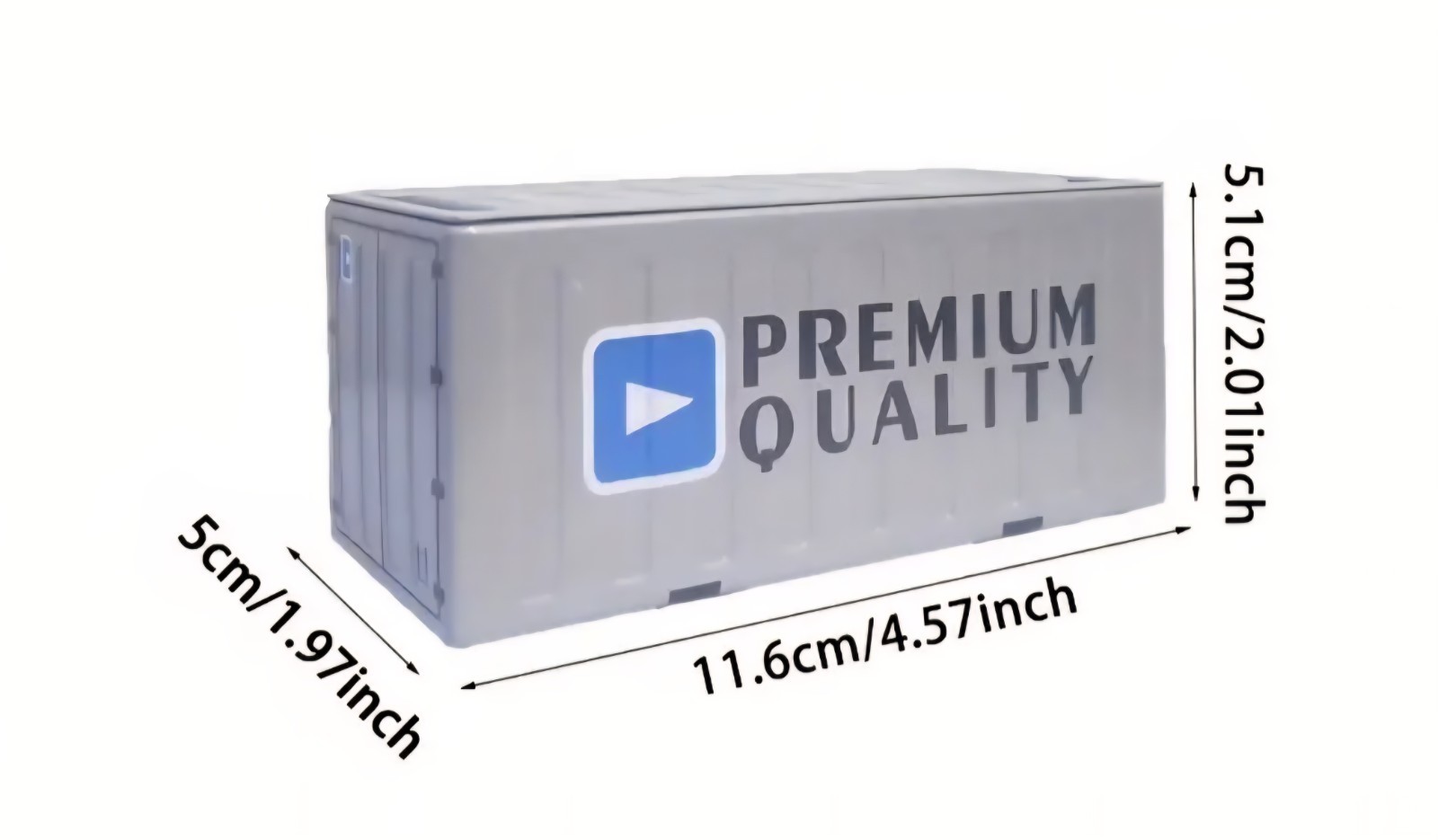 Mini Storage Box Metal Container w/Lid – Desktop Organizer – Storage Bin – New