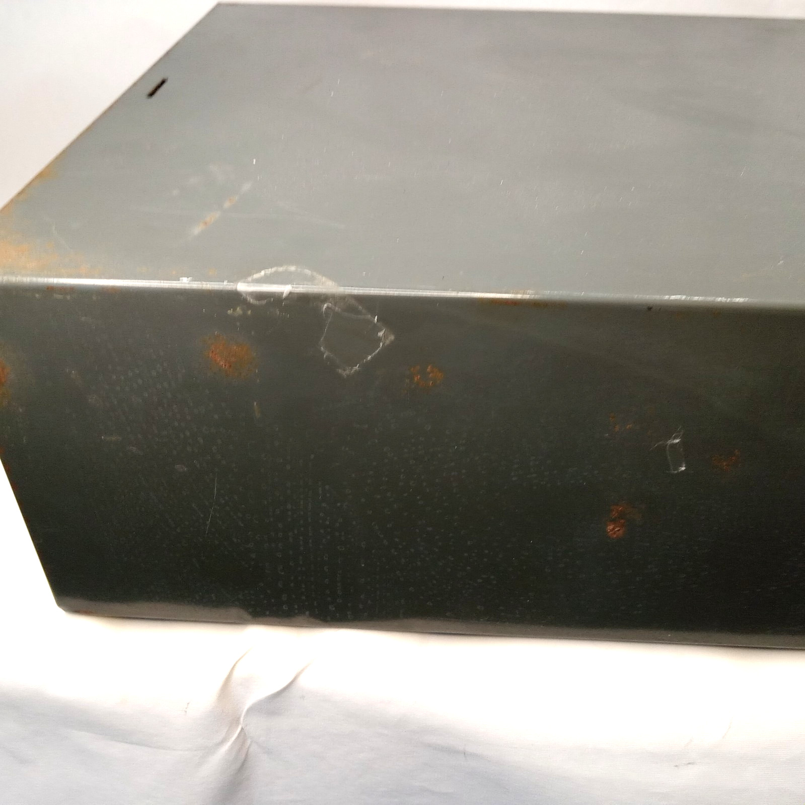 Vintage ASCO 2 Drawer Steel Index Card Cabinet Filing Cabinet