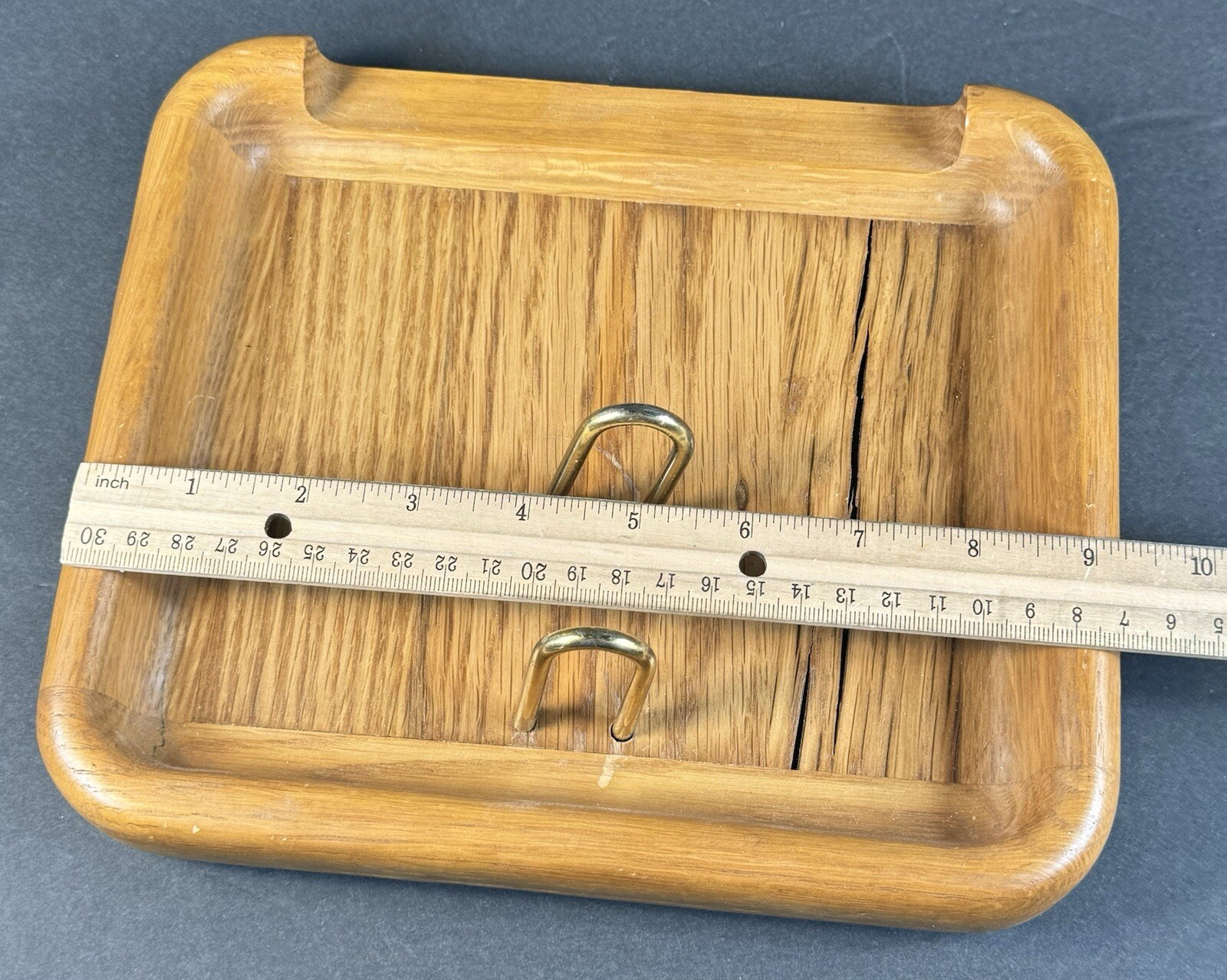 Eldon Woodline 6500 Wood And Brass Desk Accessory