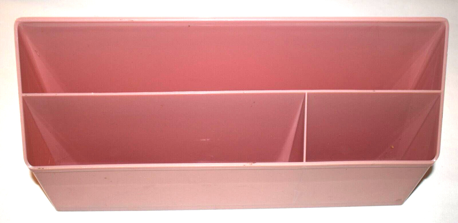 MCM – Rogers – PINK DESK ORGANIZER – Acrylic Plastic – Mail, Office, etc