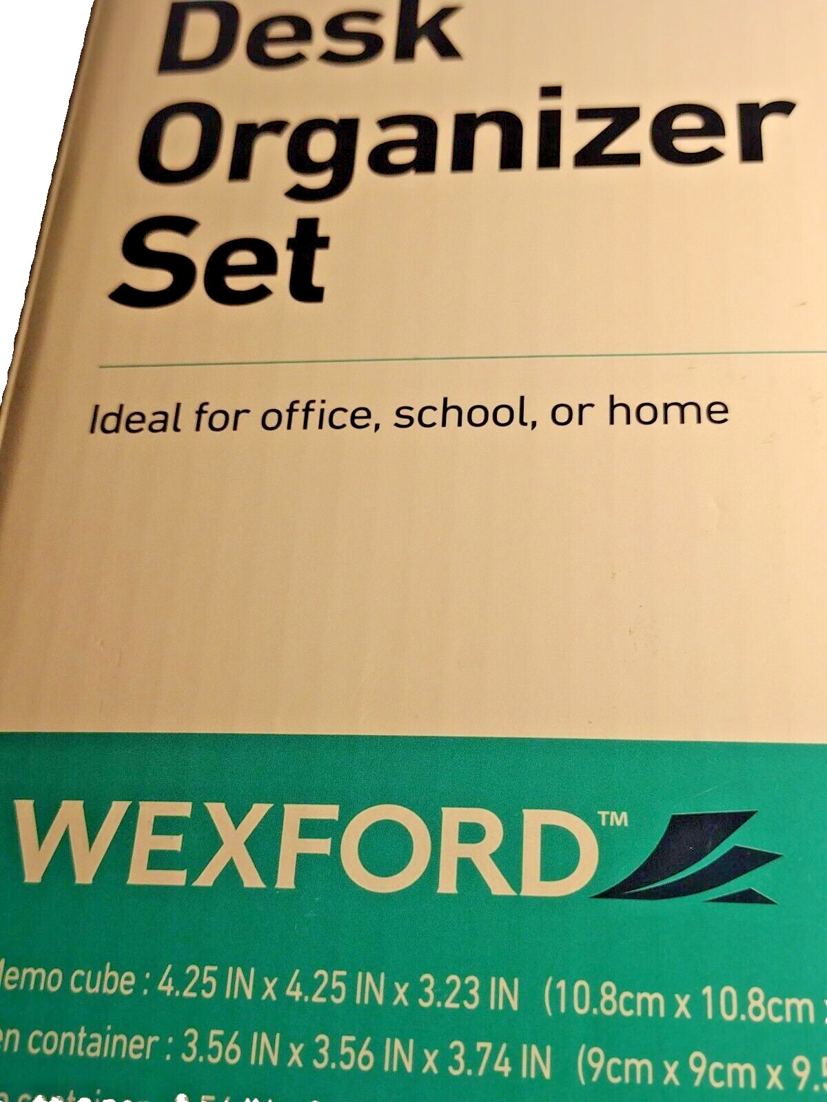 Desk Organizer Set 4 Count Wexford – Ideal for Office, School, or Home NEW