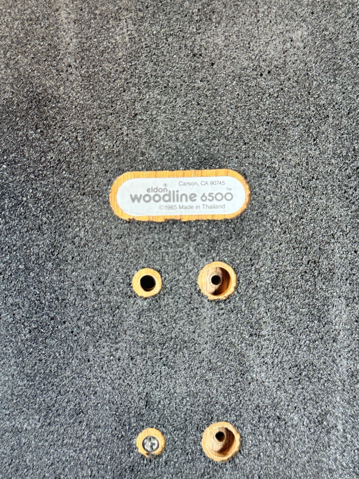 Eldon Woodline 6500 Wood And Brass Desk Accessory