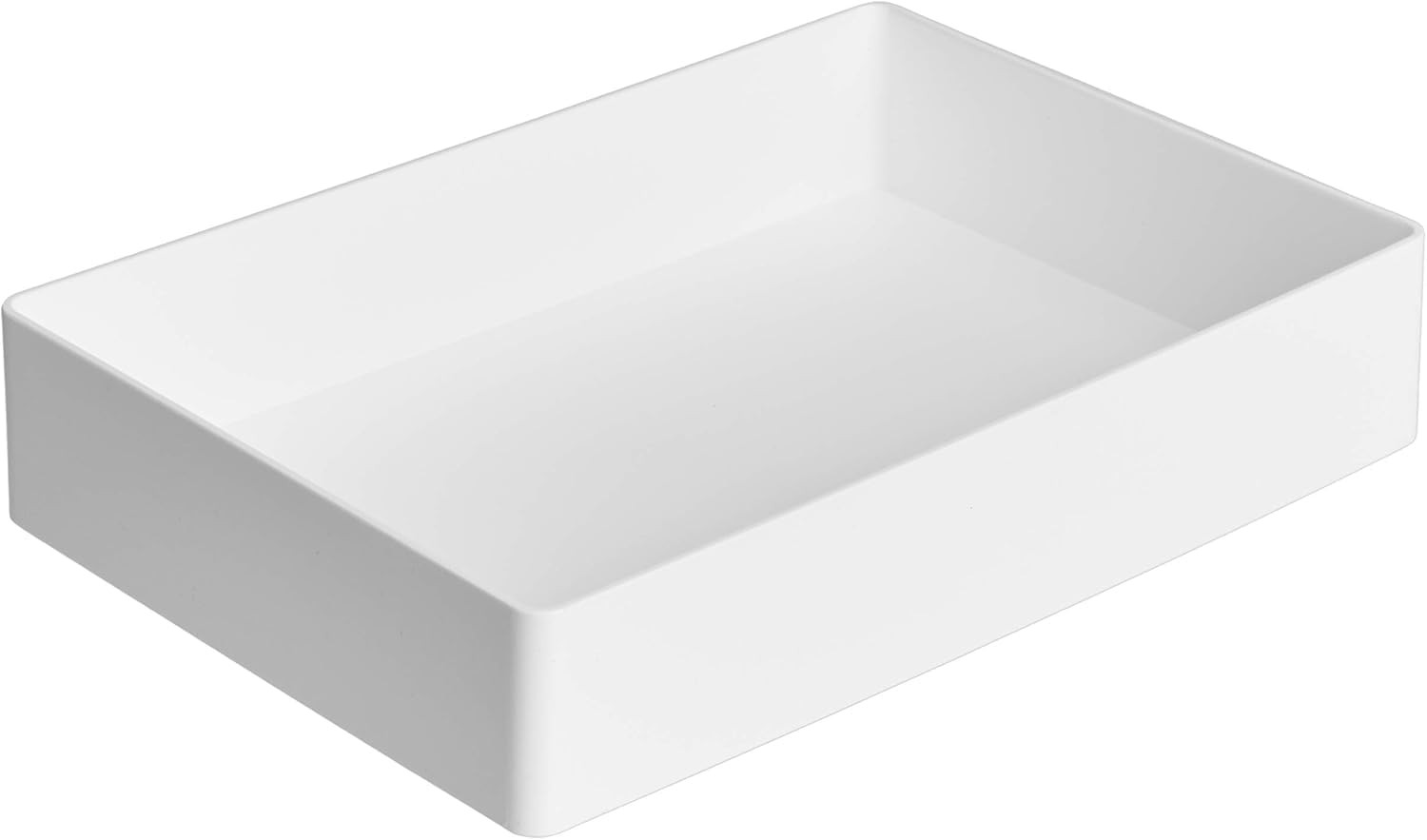 Amazon Basics Rectangular Plastic Desk Organizer with Storage Trays, Accessory T