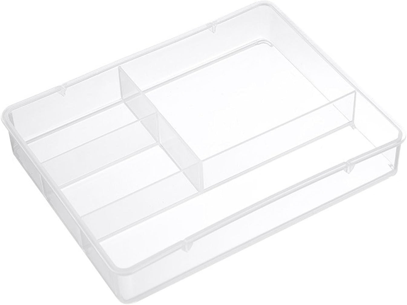 Desktop Organizer Box, Multi Compartment Storage Tray for Office Bathroom Dormit