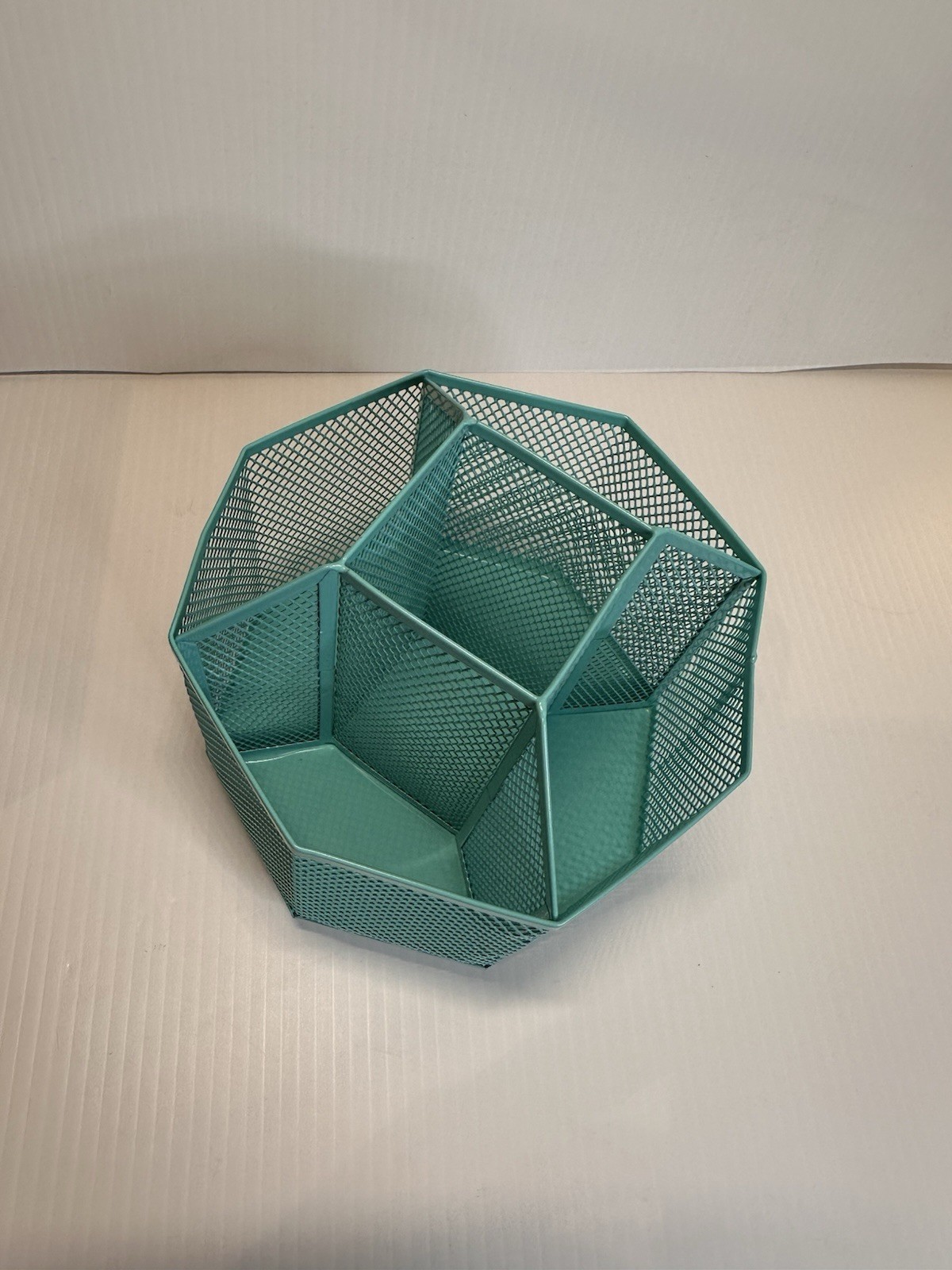 New Annova Desk Organizer Metal Mesh Swivel Pen Holder