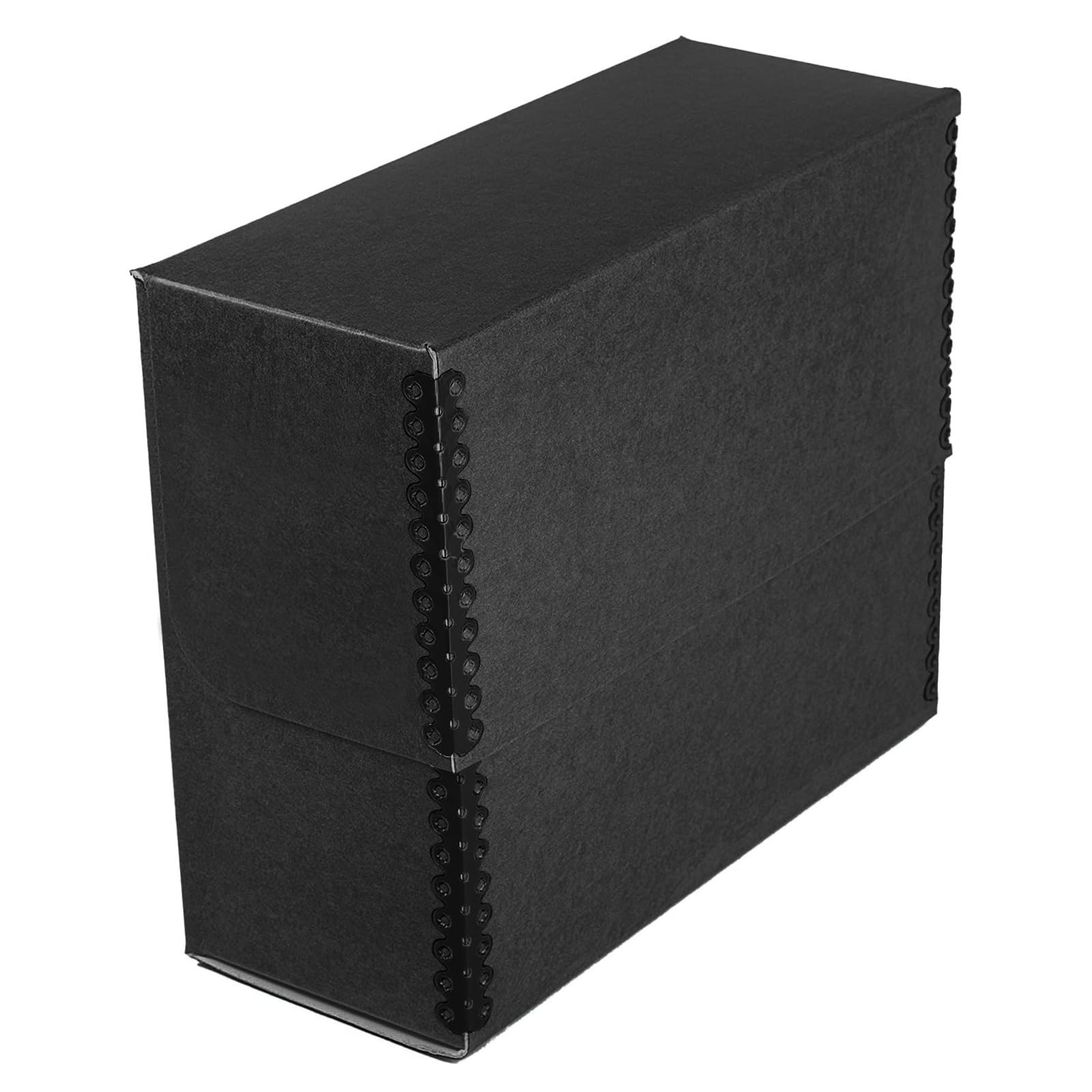 Lineco Archival Document Storage Box with Metal 12.5″ x 10.5″ x 5″, Black