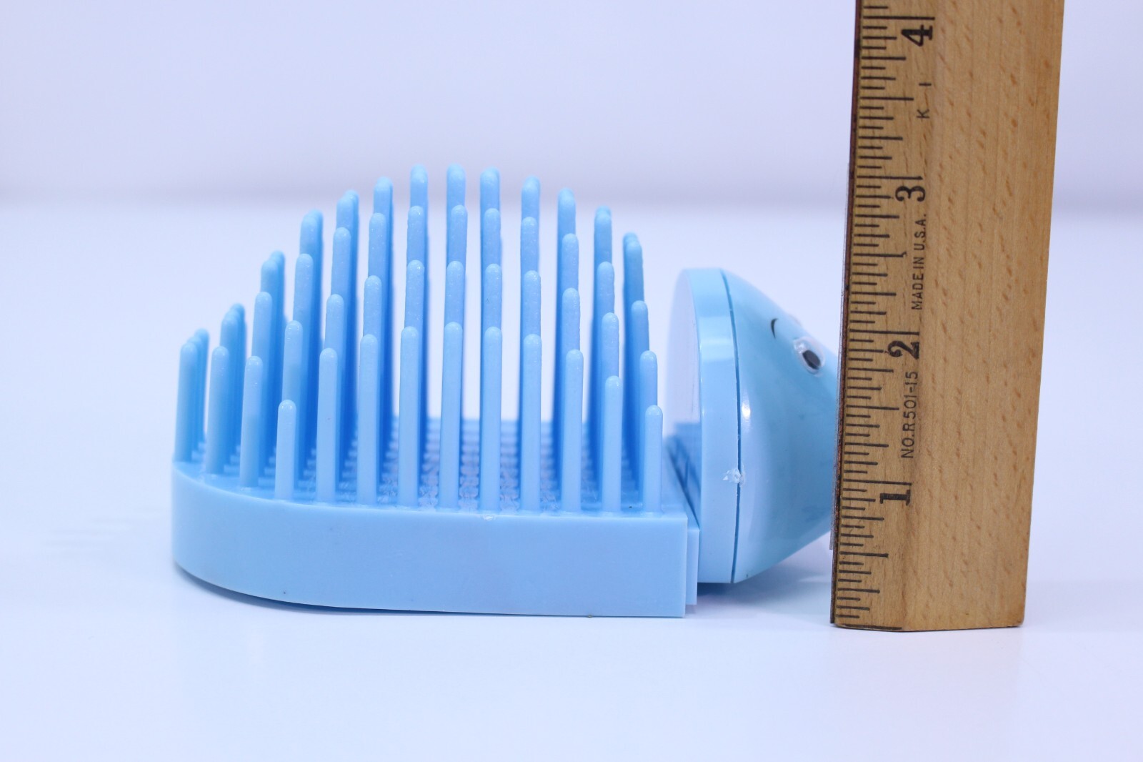 VTG Hedgehog Organizer Desk Pal Storage Pen Holder Pencil Sharpener New NOS BLUE