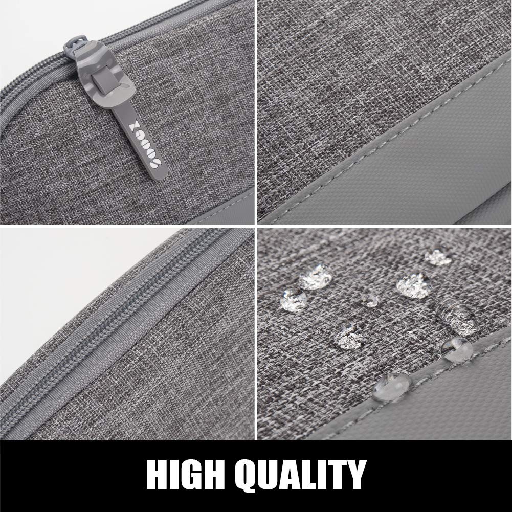 PU Leather Pencil Case Zipper Pouch for Pencils Pens Markers Makeups Coins