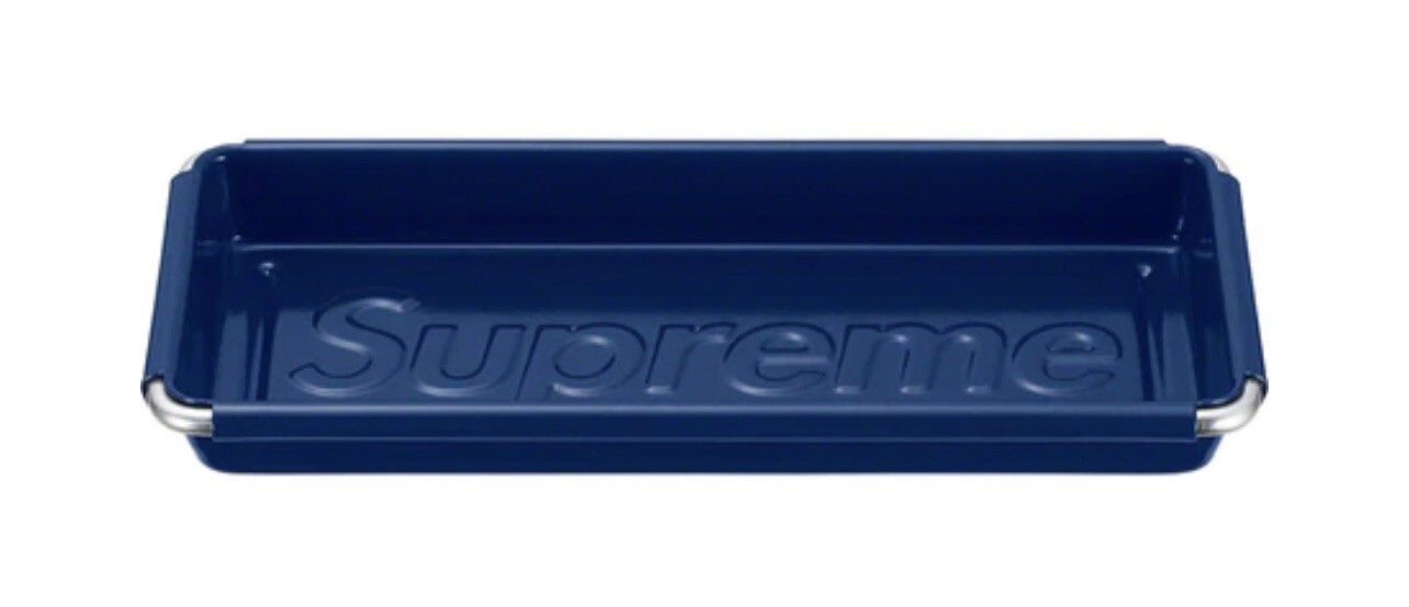 Supreme Dulton Desk Tray Blue Powder-Coated Steel 8” SS23 BRAND NEW