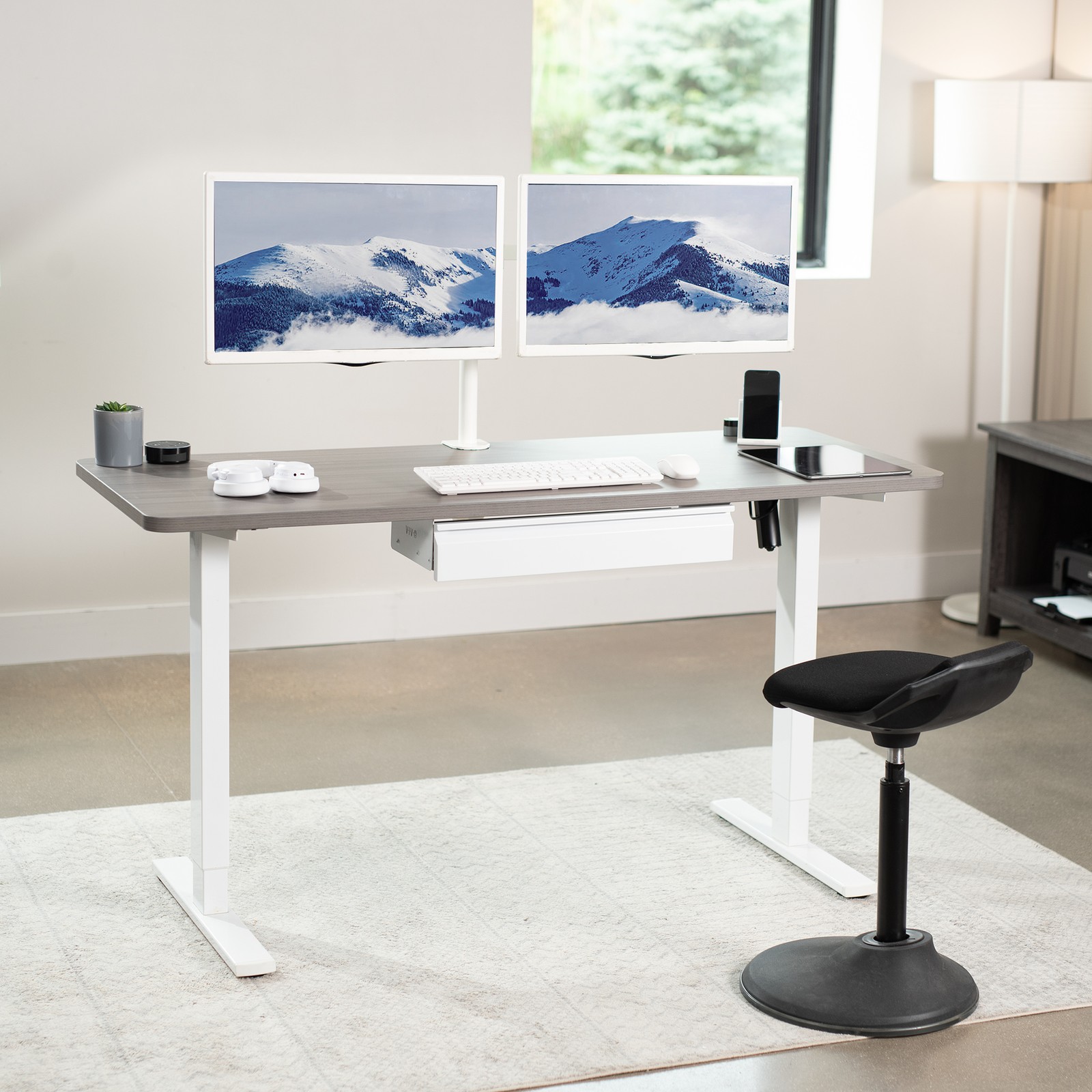 VIVO White Space Saving 22″ Pull Out Under Desk Storage Drawer without Shell