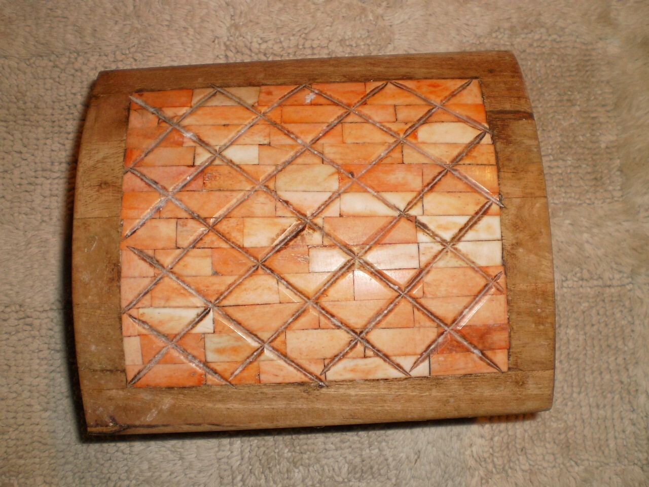 Wooden Jewelry Trinket Box 2004 market bizaar Target made in India