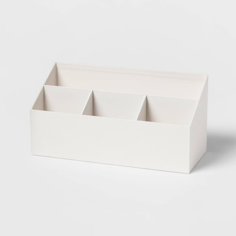 Canvas Desk Tool Holder/Organizer Cream