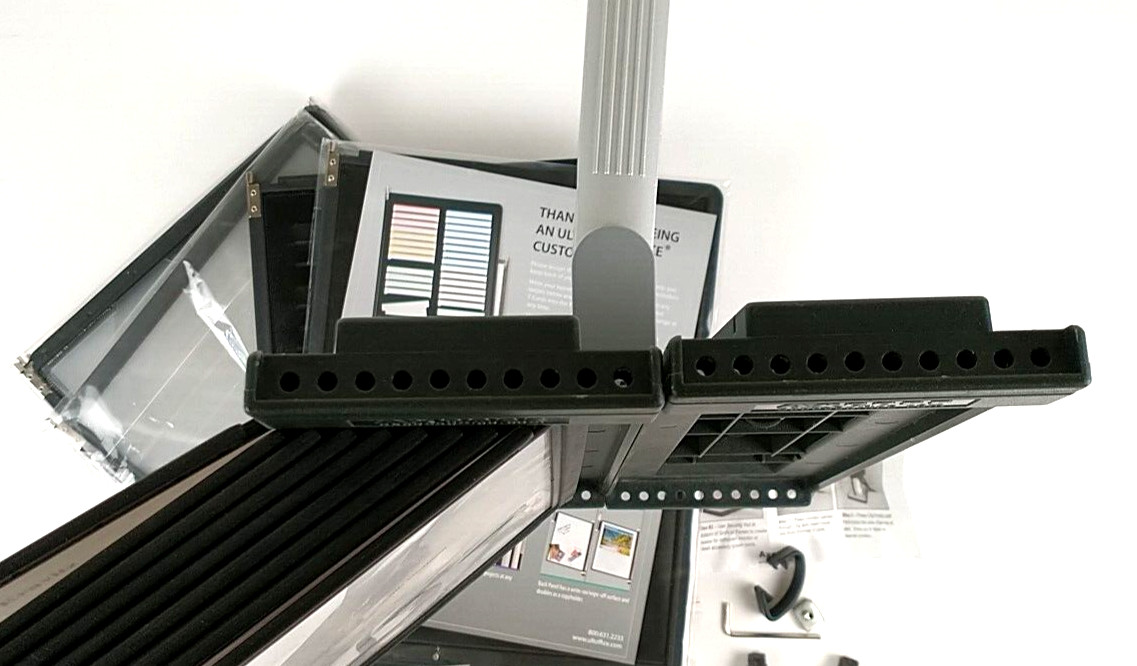 Ultimate Office AdjustaView 20-Pocket Desk Reference Organizer with Desk Stand