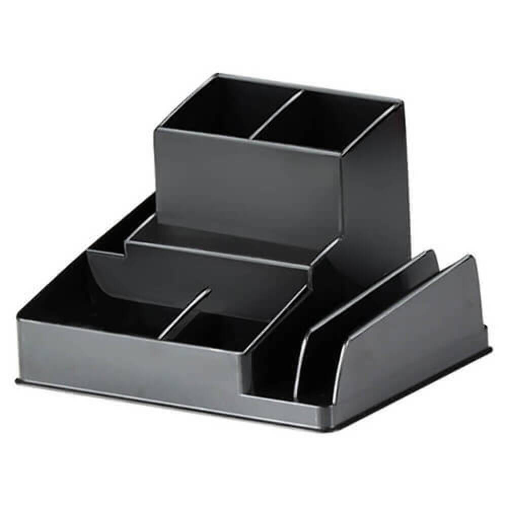 Italplast Versatile Desk Tidy Organiser Contemporary Modern Space Saving Design