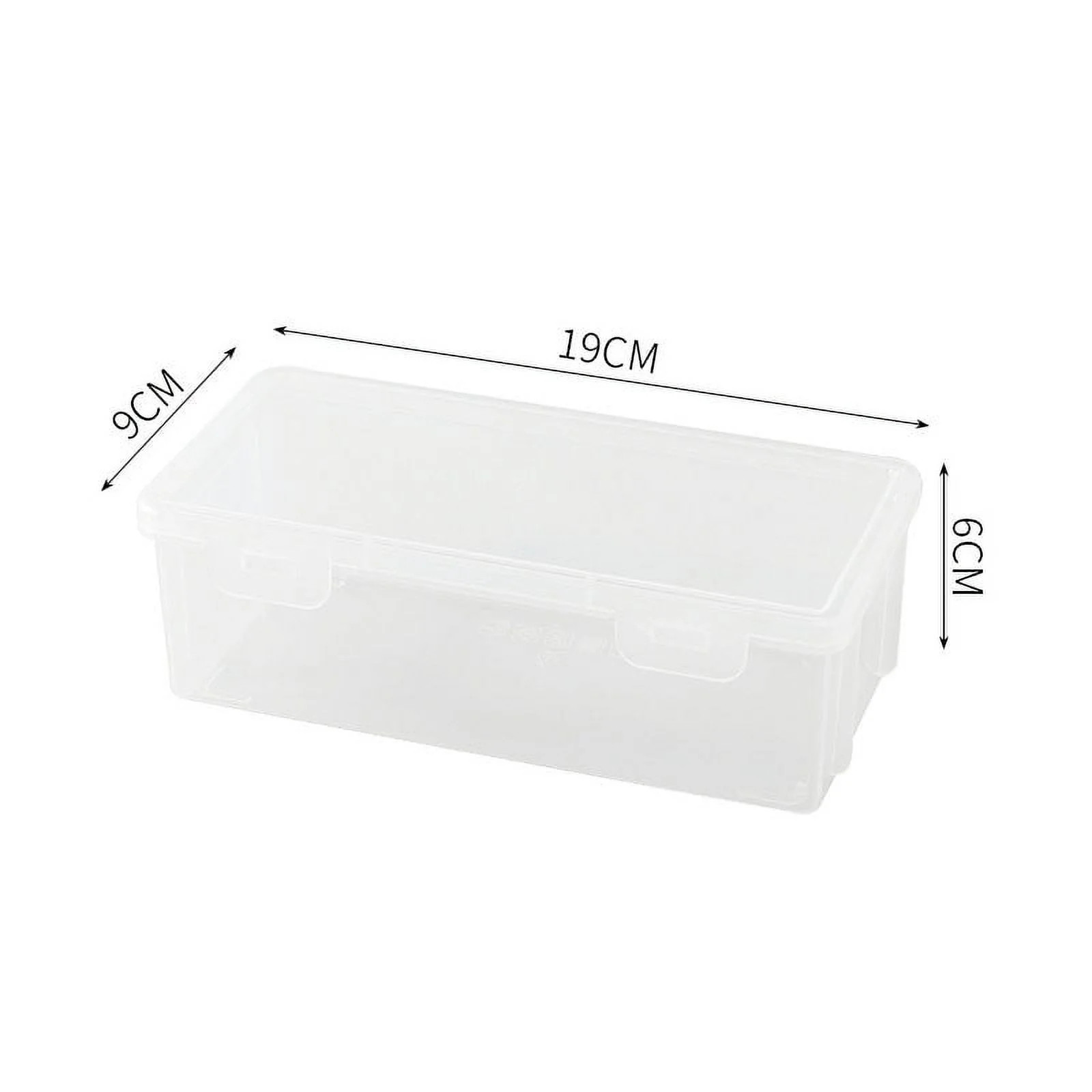 Extra Large Stackable Pencil Box – Clear Plastic Organizer for Pens, Markers, Cr