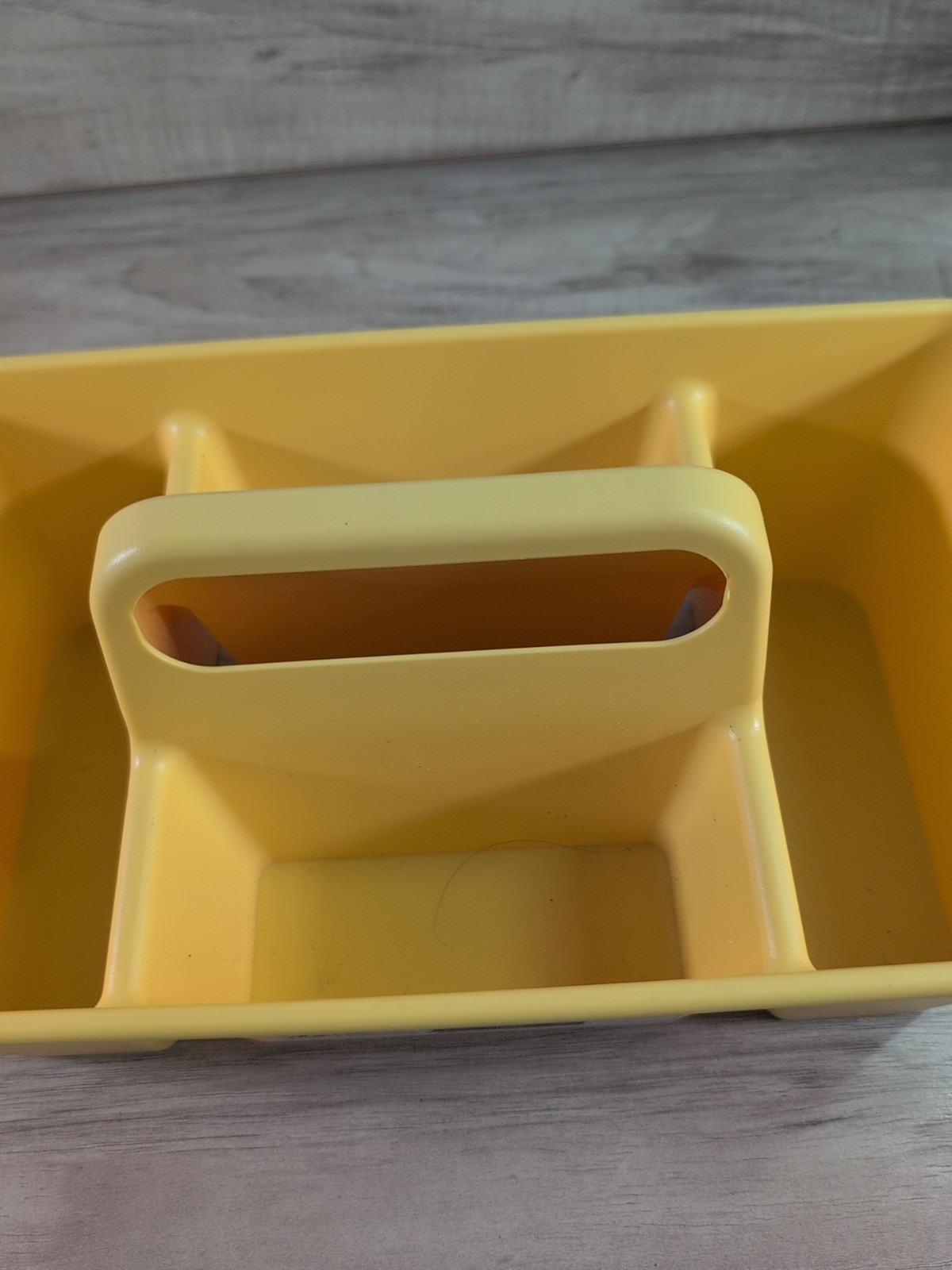 Vintage IKEA STACKSTOD Desk organizer Made in India In Yellow Color