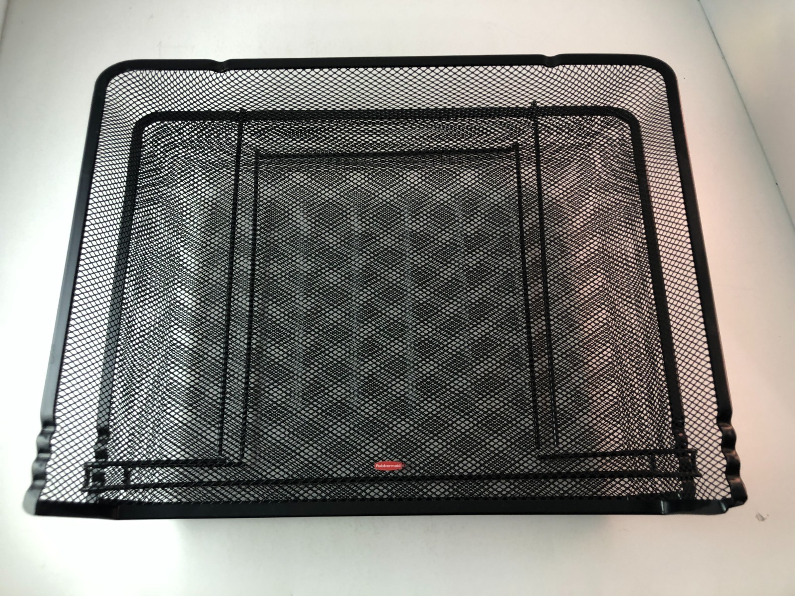 Stackable Metal Mesh Paper Trays Desktop Organizer File Storage Office 2 Pcs.