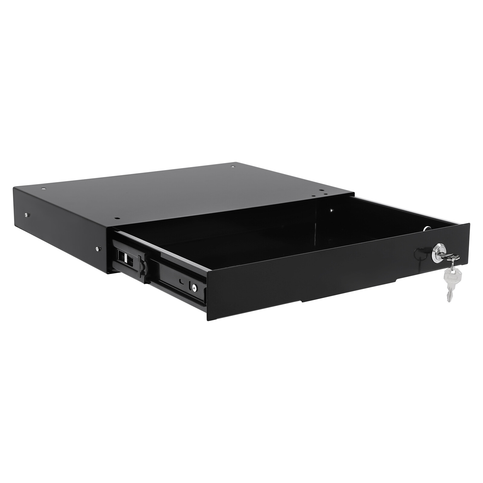 Under Desk Mounted Sliding Pull-out Drawer Drawer Storage Organizer For Office