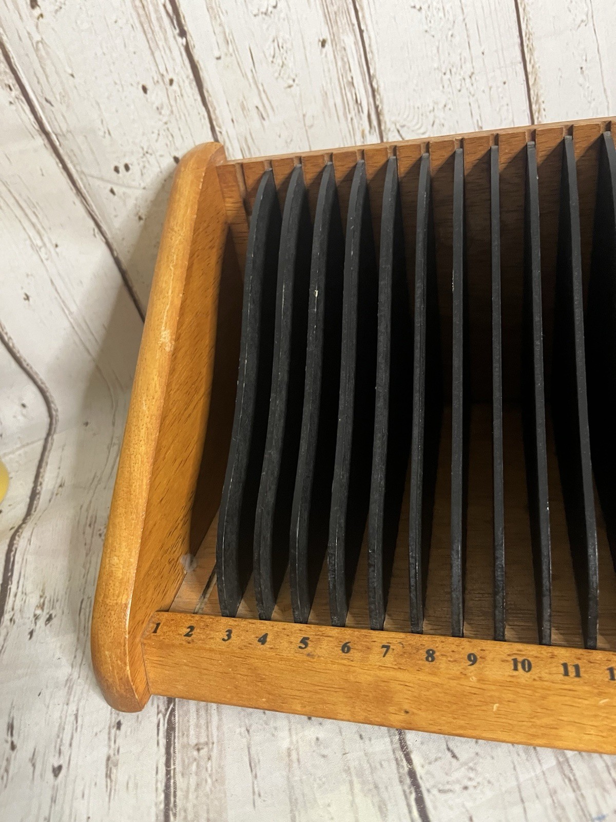 Vintage Wooden 31 Slot Mail Sorter Desk Organizer Preferred Stock 17″ x 7″
