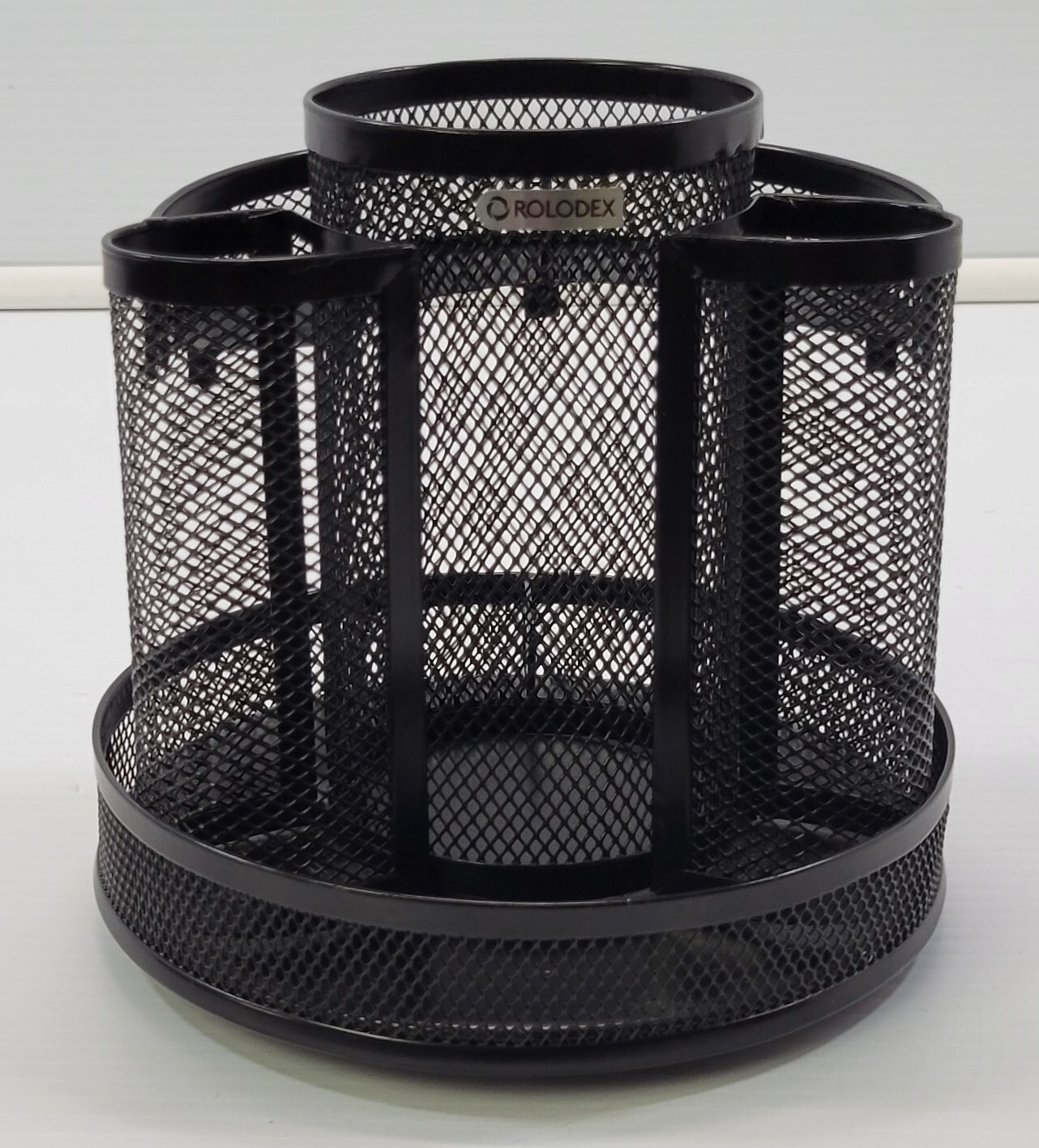 *H) 5 Piece Rolodex Mesh Office Desk Supply Organizer Caddy Sorter Business Set