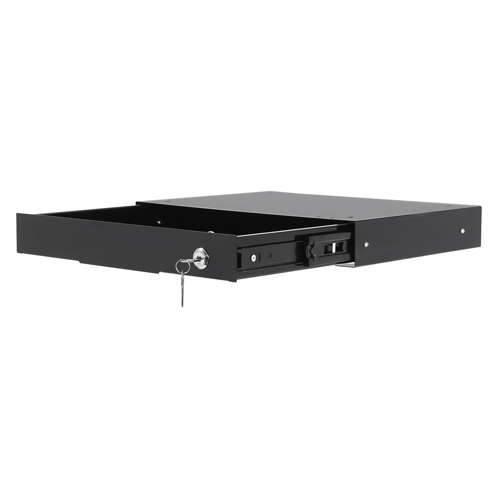 Under Desk Mounted Sliding Pull-out Drawer Drawer Storage Organizer For Office