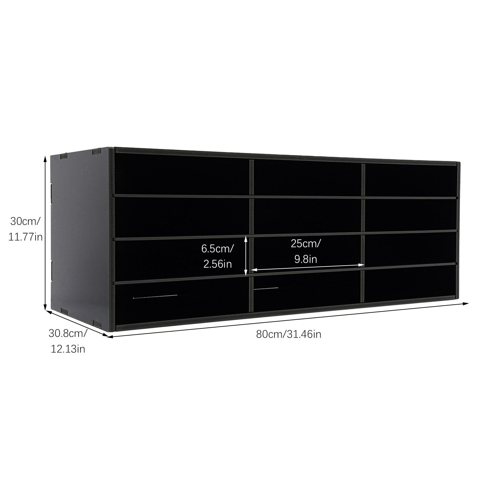 For Office School Countertop Mail Sorter Organizer Pvc Literature Organizer