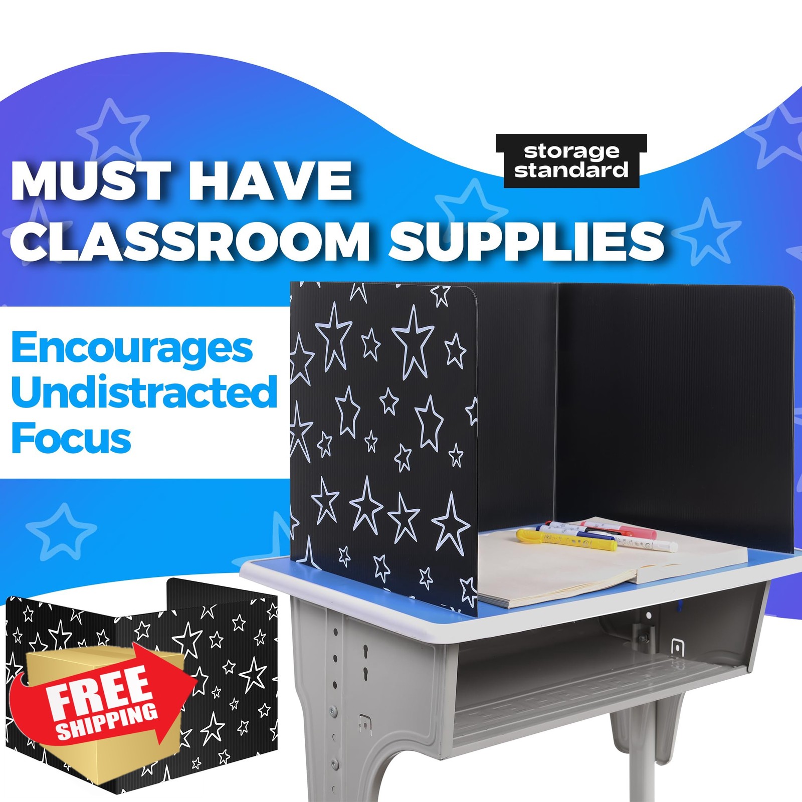 Storage Standard desk dividers 22-pack