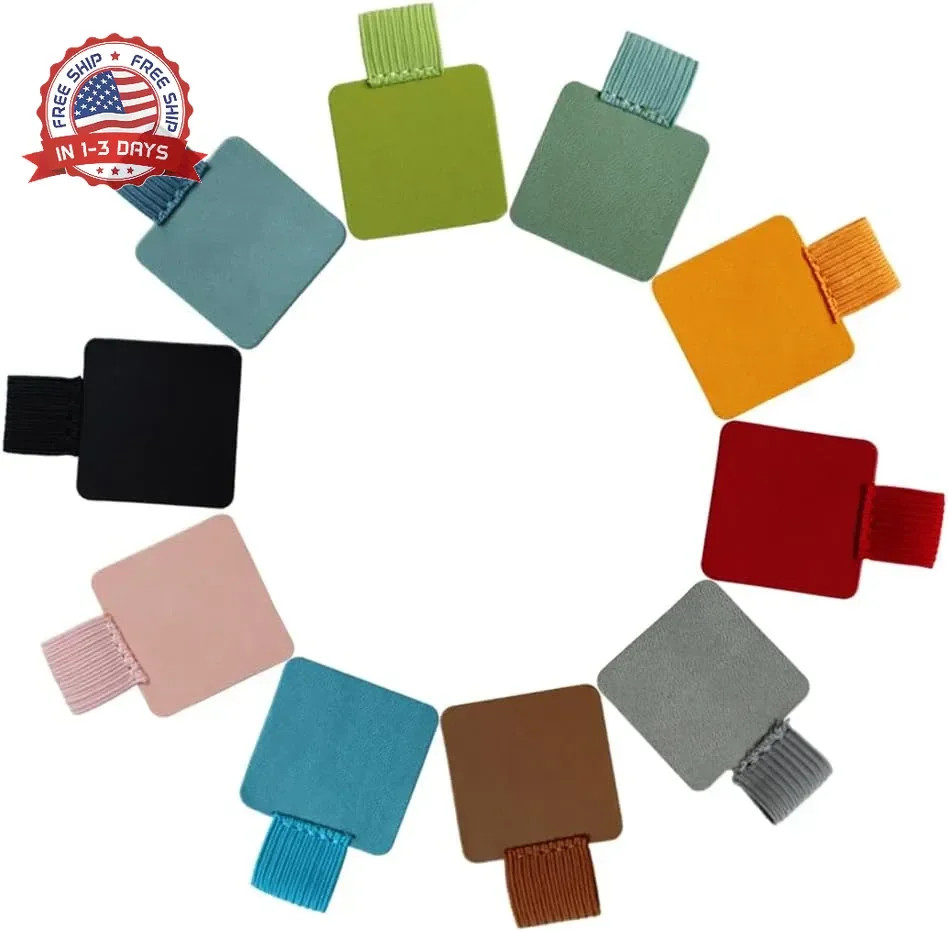10 Pack Self-Adhesive Pen Loop Holder, Pen Loop Holder Set with 10 Colors, Mixed