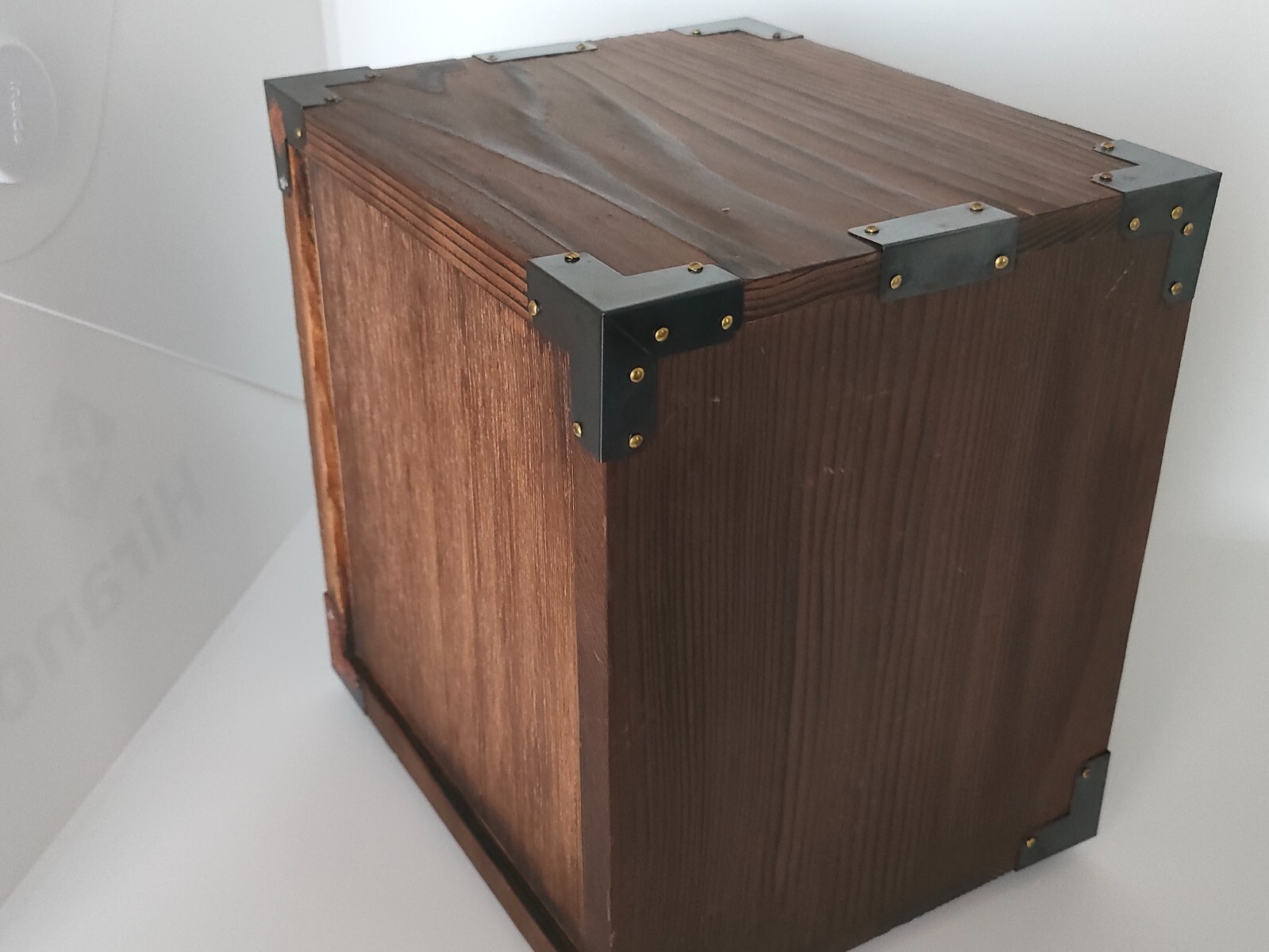 Wood Chest Showa Vintage Limited Japan W19cm x D17cm x H21cm