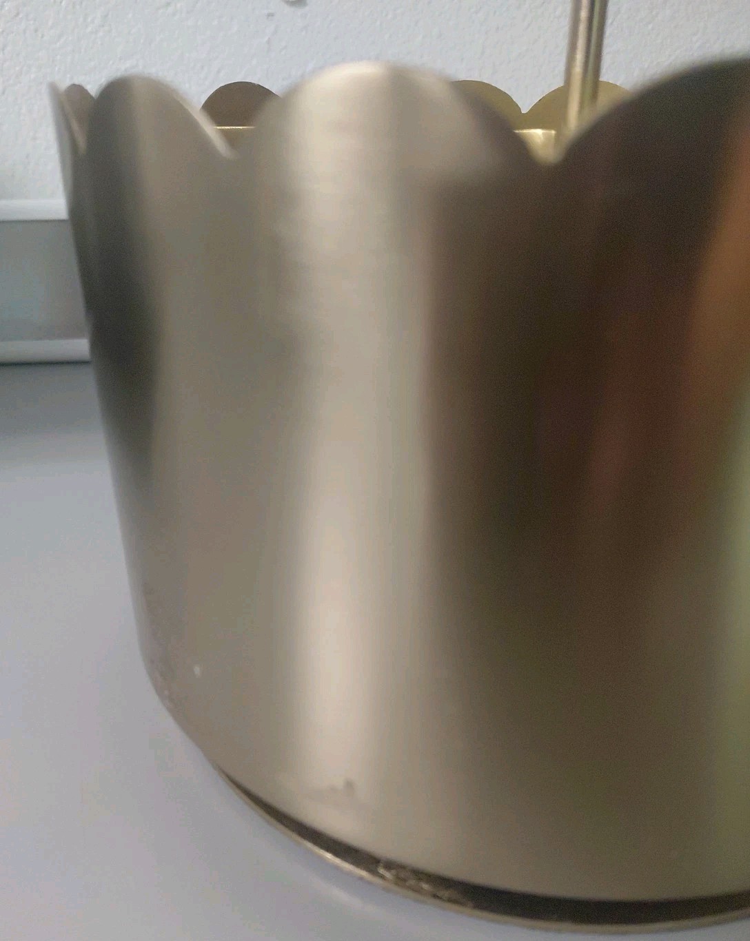 Gold Scallop Desktop Organizer
