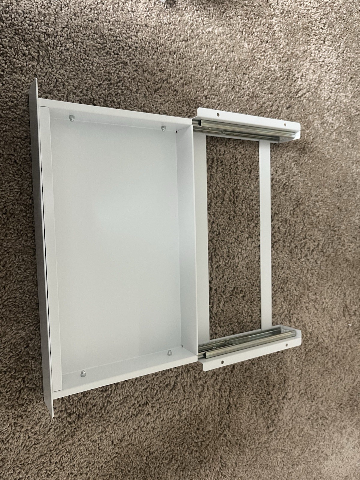 FLEXISPOT Under Desk Drawer, Steel Drawer, White, New Open Box
