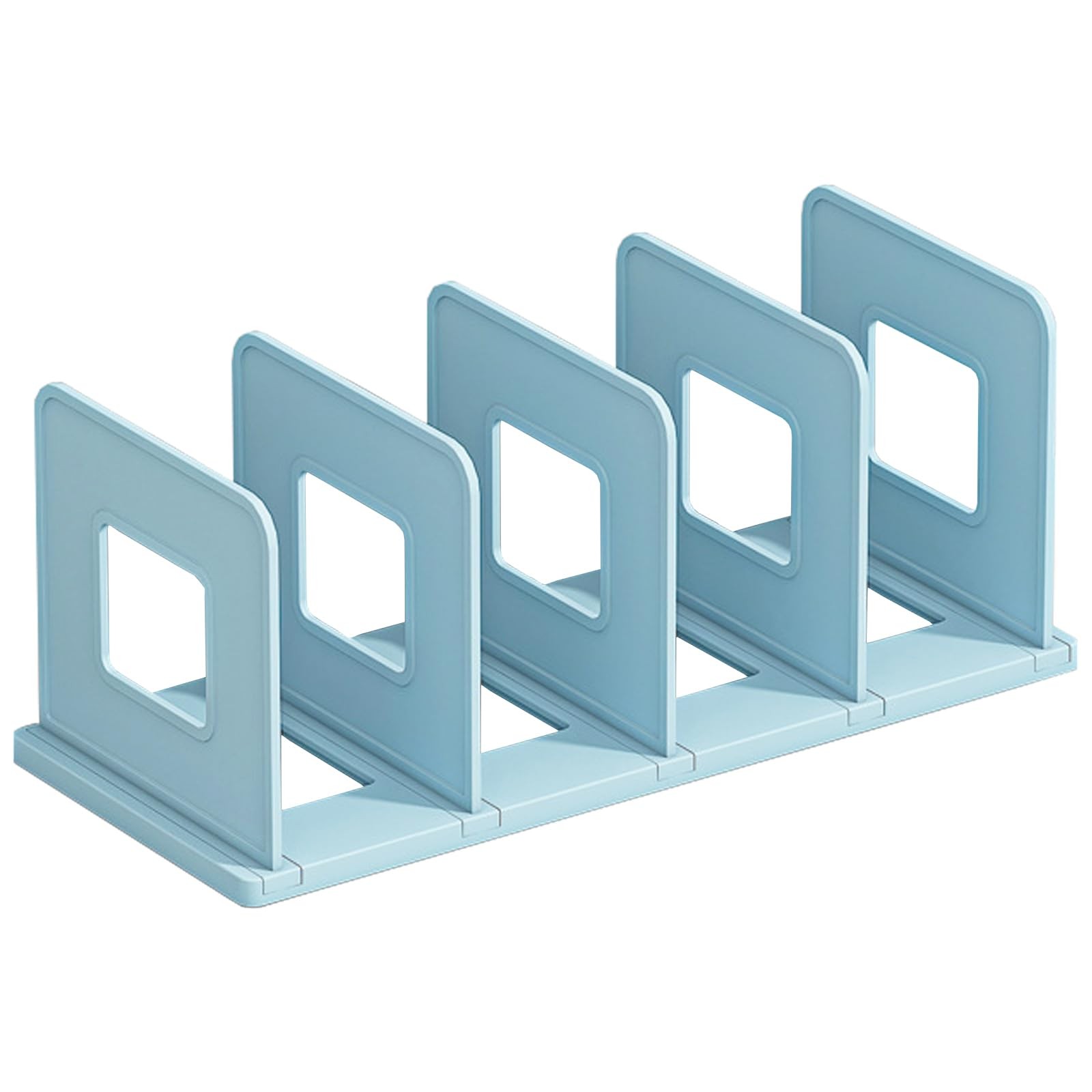 Desk File Sorter Vertical Desktop File Folder Organizer 4 Section Plastic Boo…