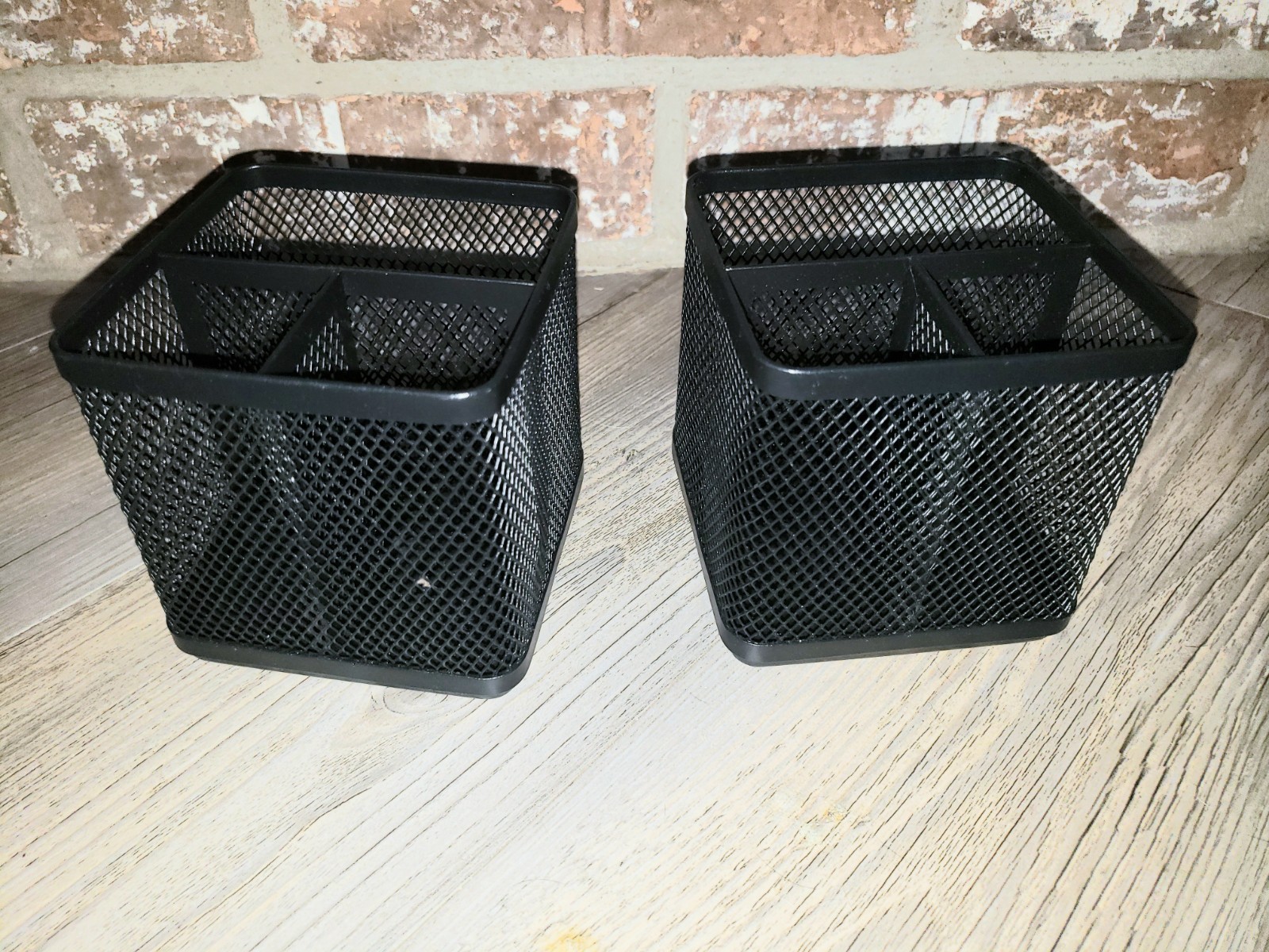 Set Of 8 Desk Organizers and Accessories, Pens, Bins