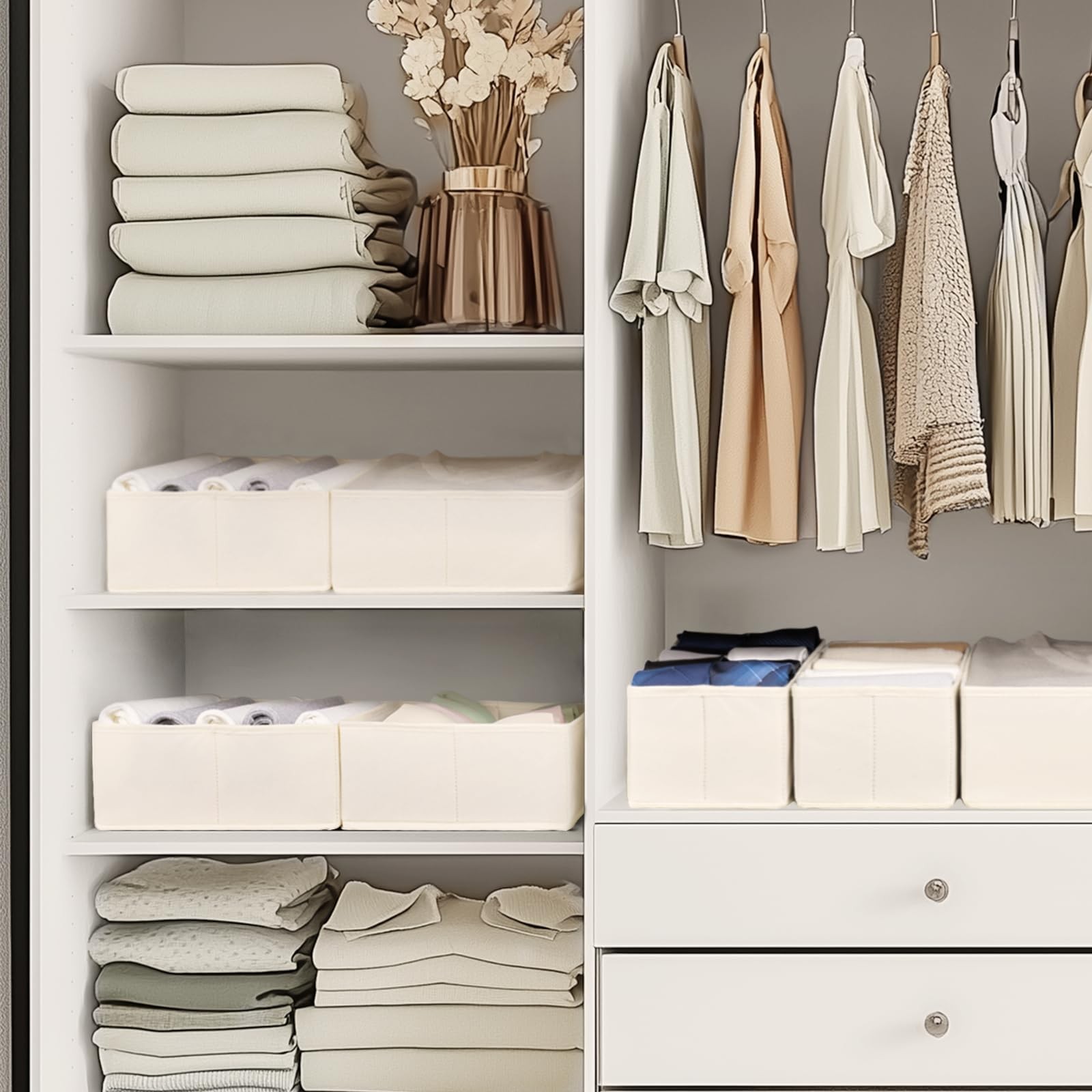 Criusia Drawer Organizer Clothes 21 Pack Dresser Organizer For Baby Clothes