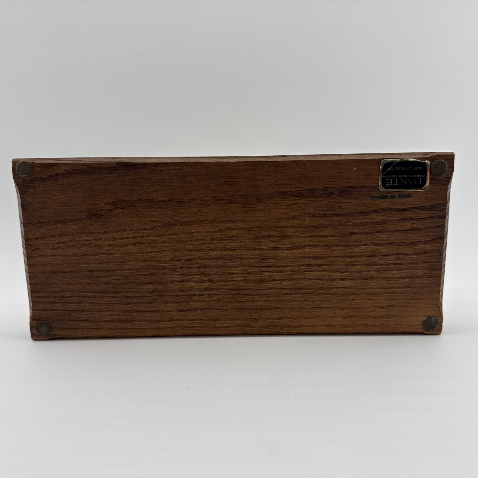 Vintage Dante American Royal Oak 2-Tier Desk Valet Organizer