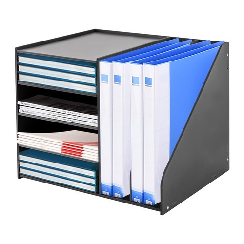 PVC File Organizer for Desk, 6 Tier Desk Organizer Paper Tray 15.35″ x 12.16″